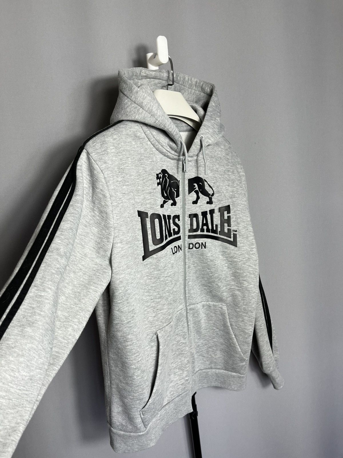 Lonsdale Lonsdale London hoodie full zip grey mens winter Size US L / EU 52-54 / 3 - 6 Thumbnail