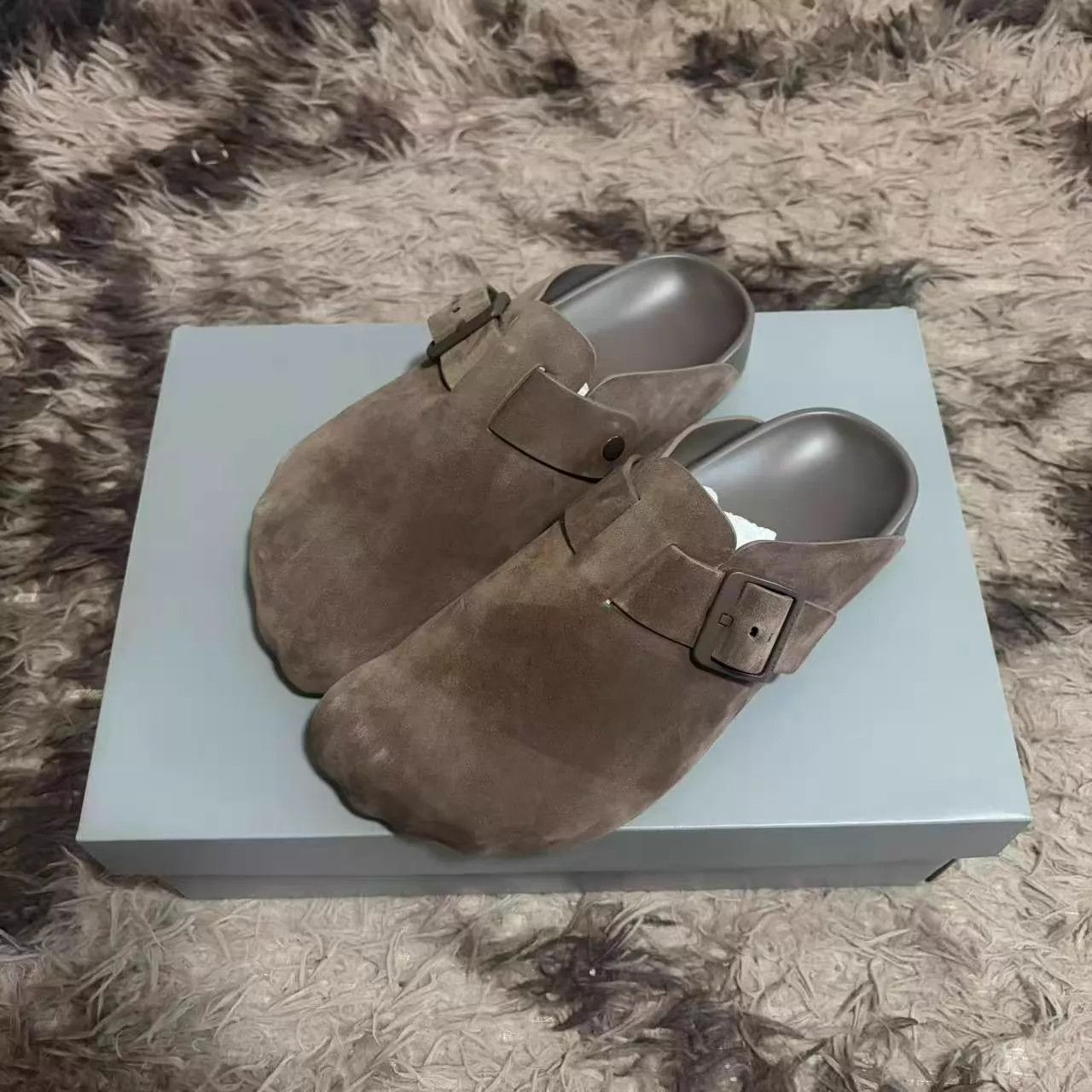 Balenciaga Balenciaga 24ss Sunday Suede 5-toe Birkenstock 44 Size US 11 / EU 44 - 1 Thumbnail