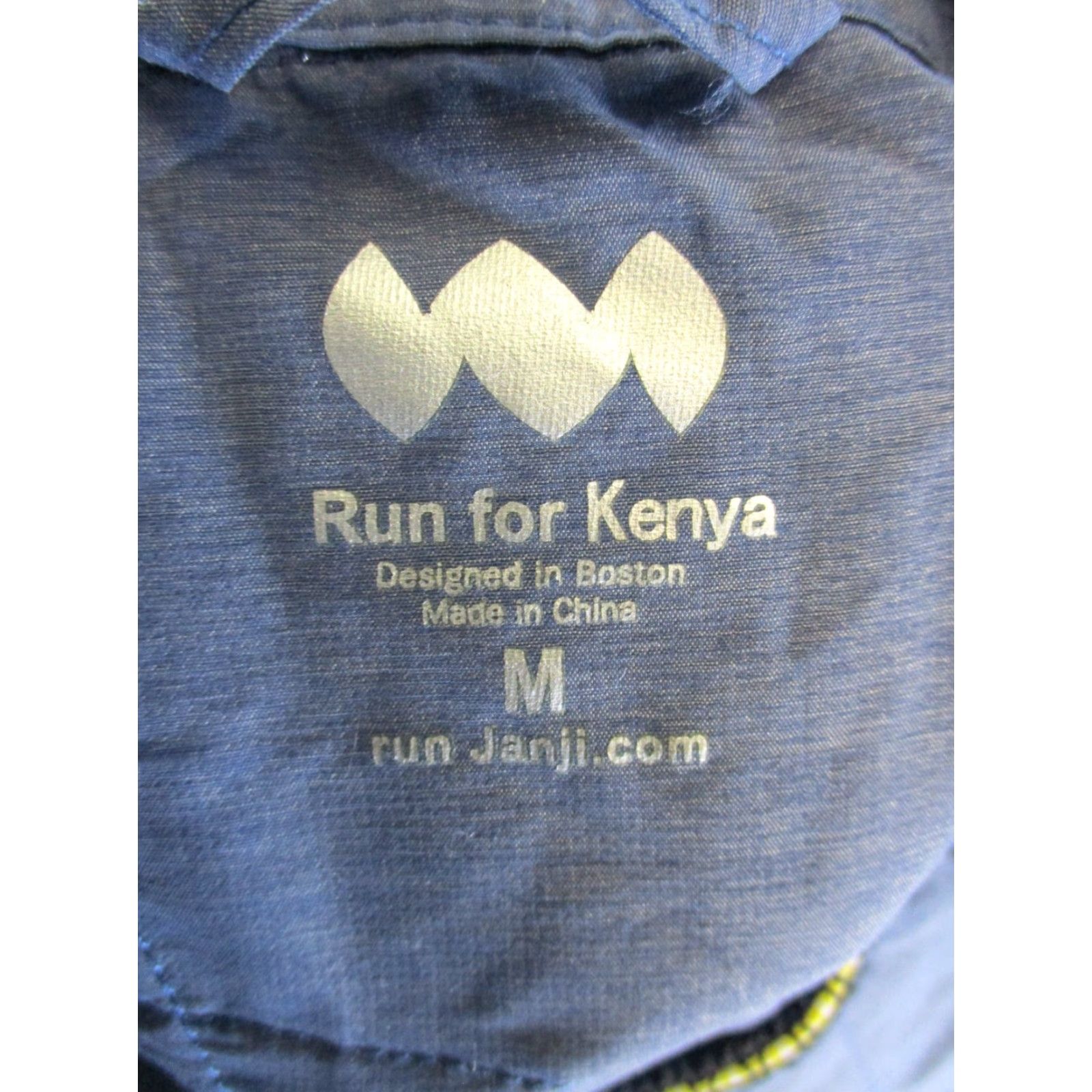 Vintage Janji Vest Women’s Medium Blue Yellow Run For Kenya Jacket Zip Sleeveless Size M / US 6-8 / IT 42-44 - 3 Thumbnail