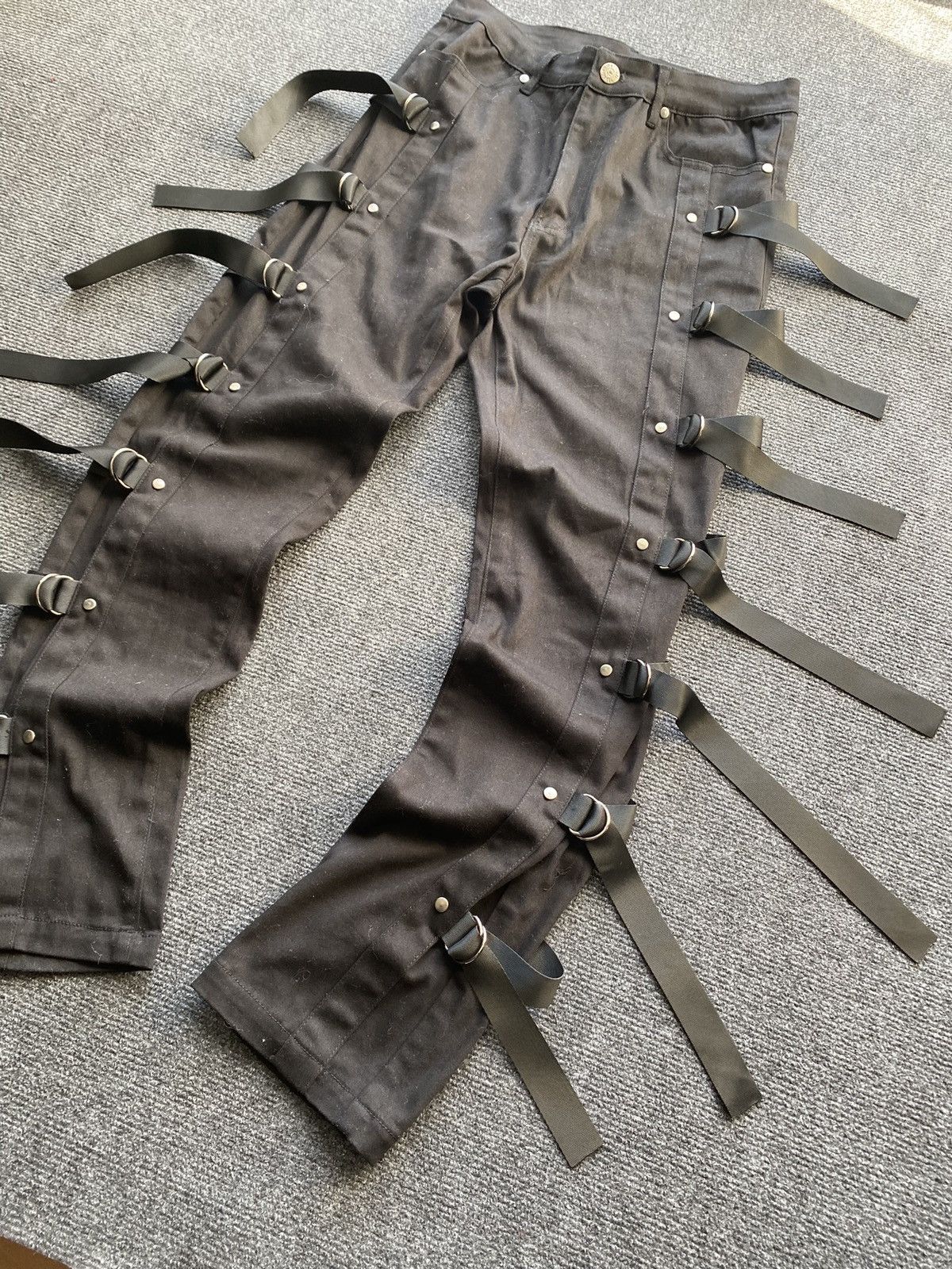 Other 🔥Banned Alt Opium Punk Bondage Gothic Pants 28 rare goth emo Size 28" / US 6 / IT 42 - 3 Thumbnail