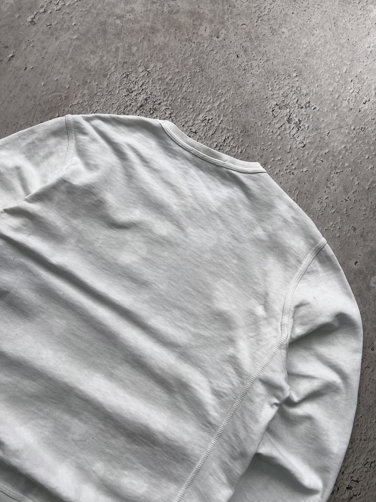 Stone Island WHITE GRADIENT WASHED STONE WHITE SWEATSHIRT STONE ISLAND Size US L / EU 52-54 / 3 - 14 Thumbnail