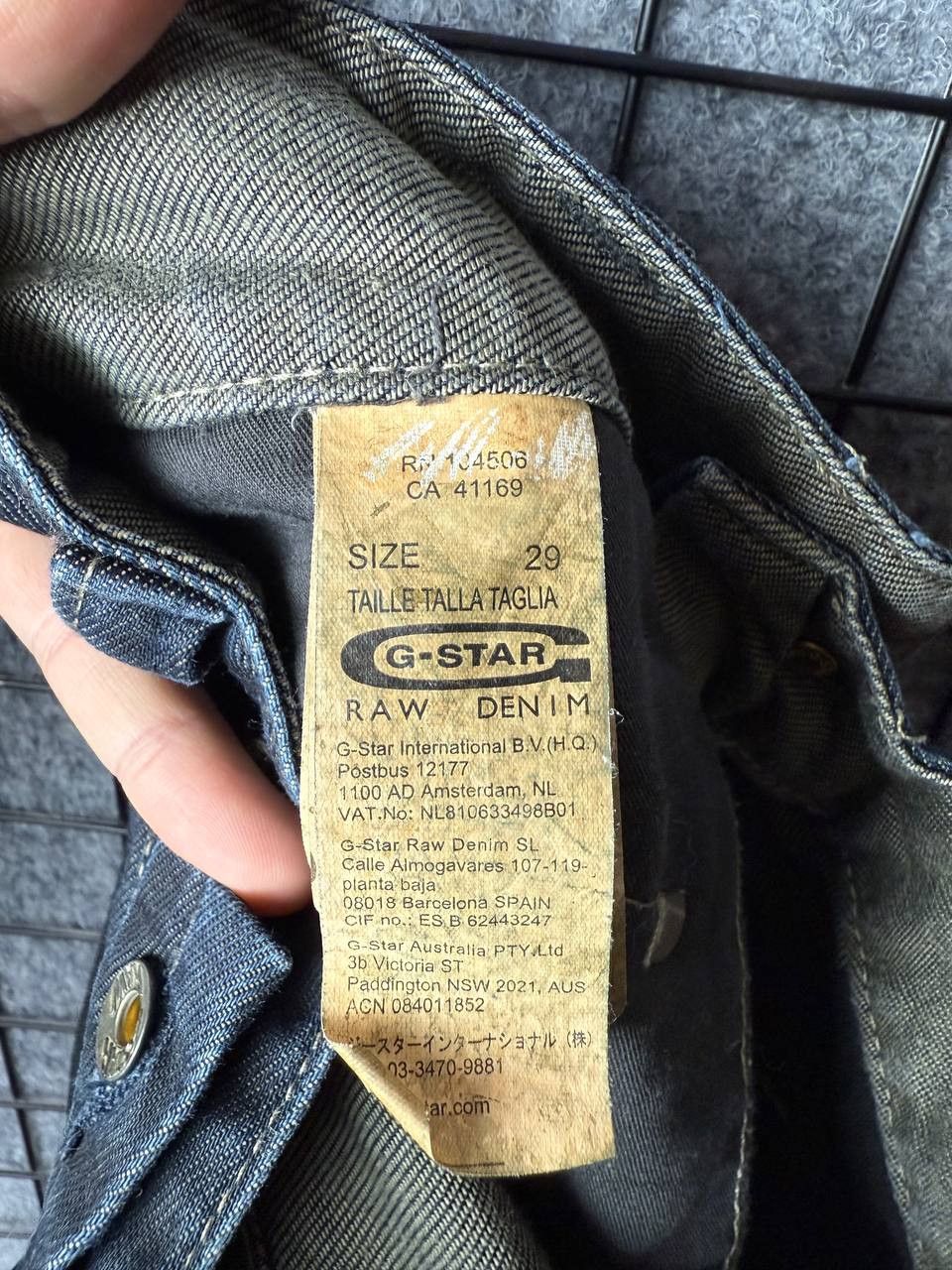 G-Star G star raw denim Radar Factor Embro 1\2 size 29 Size US 29 - 7 Thumbnail