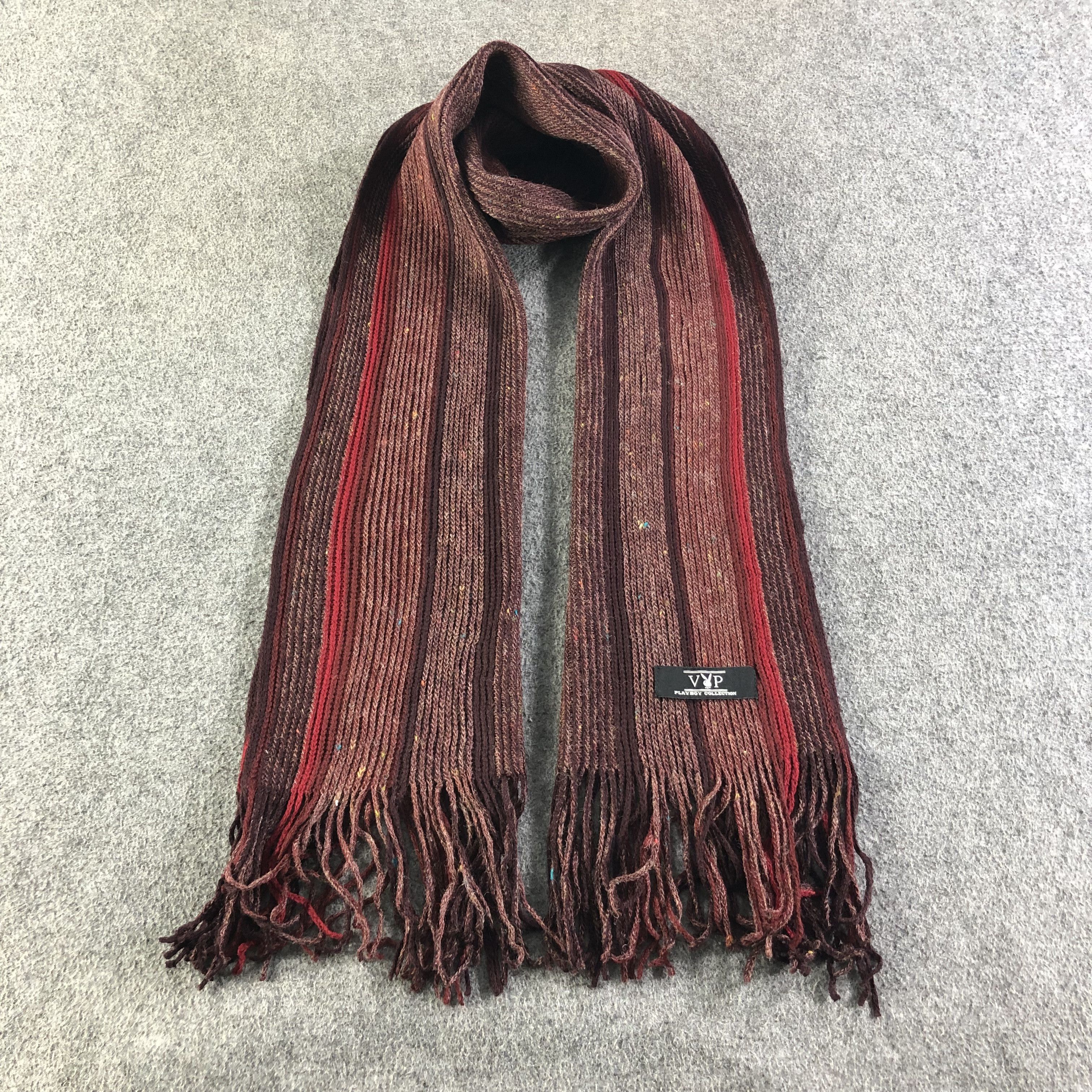 Playboy Playboy Striped Scarf Muffler V1851 Size ONE SIZE - 1 Thumbnail