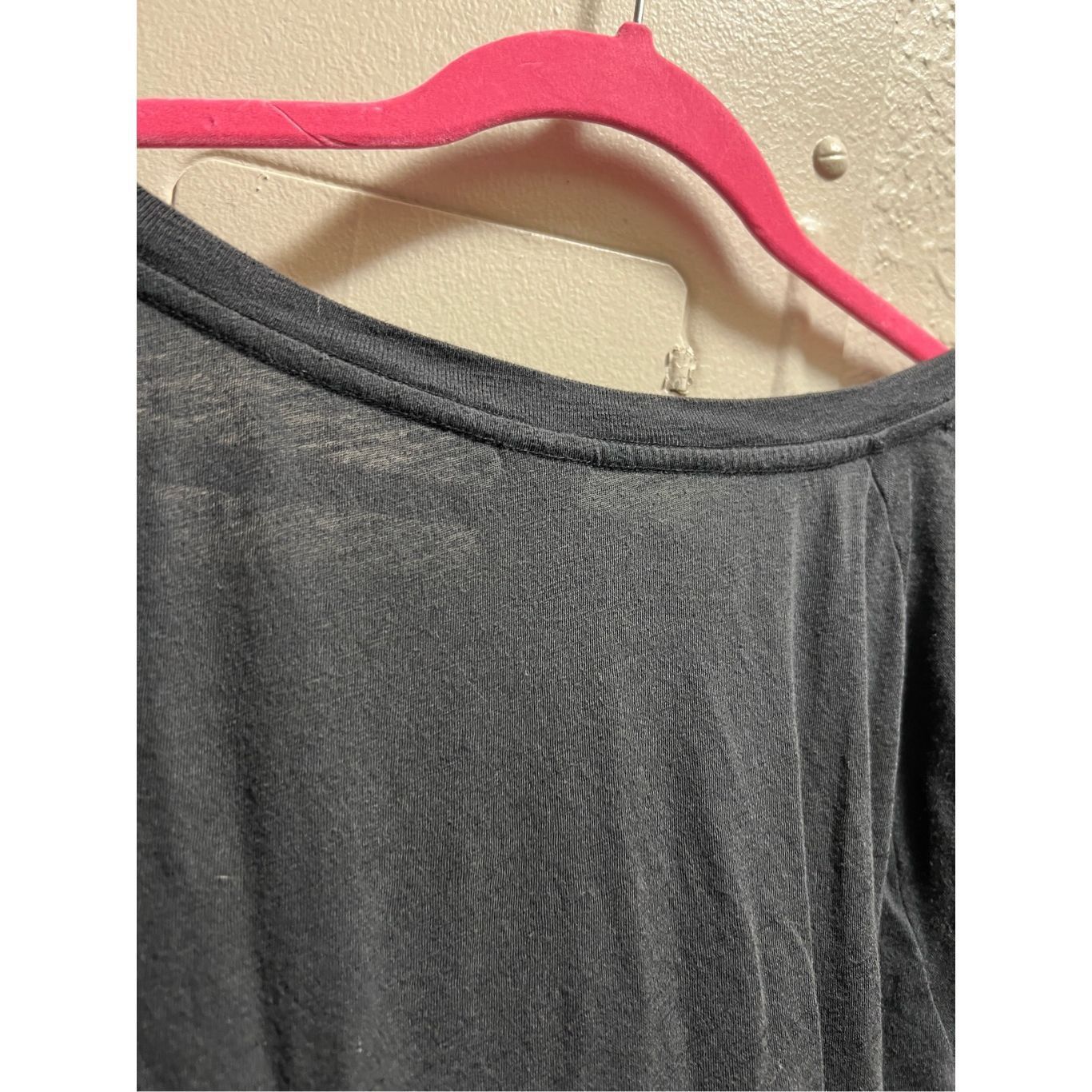 Pink PINK By Victoria’s Secret Black V-Neck Long Sleeve Top Woman Size L / US 10 / IT 46 - 8 Thumbnail