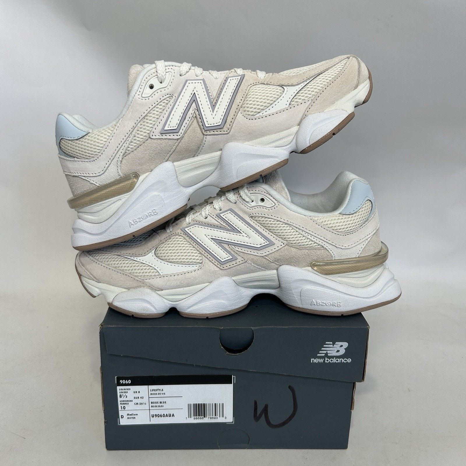 New Balance New Balance 9060 “Bisque Frosted Glass White” U9060AUA Size US 8.5 / EU 41-42 - 3 Thumbnail