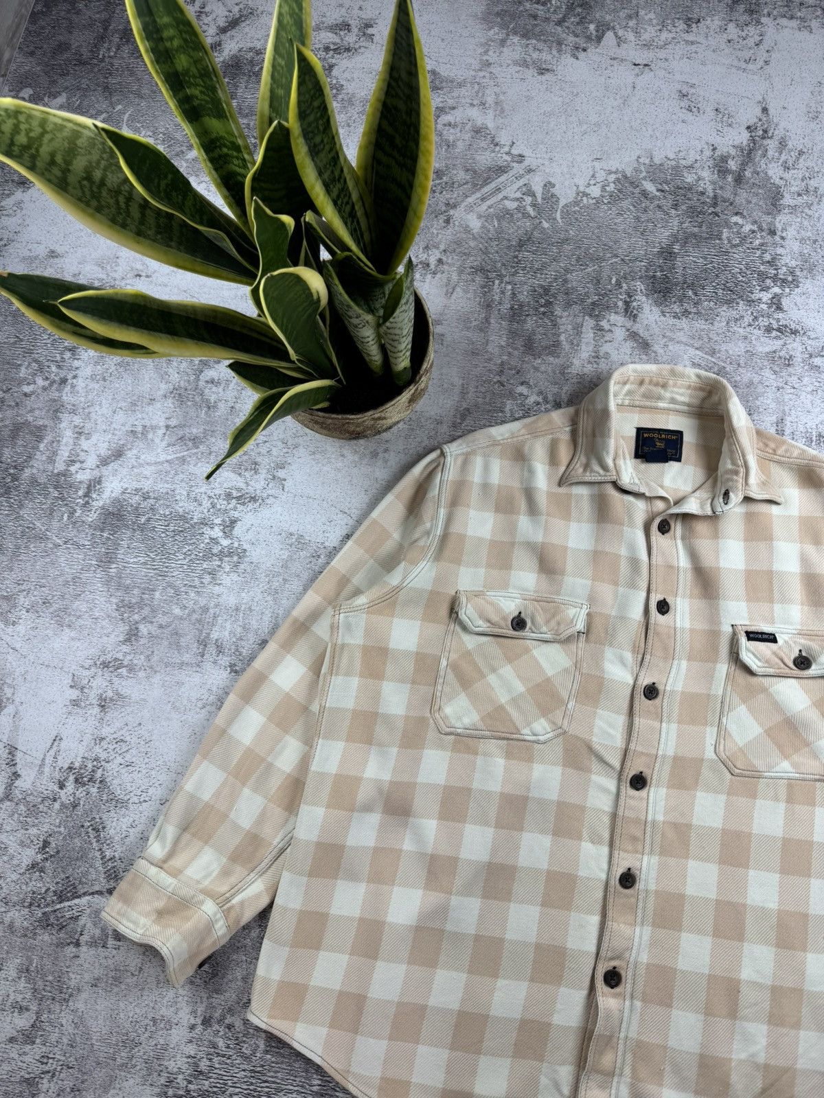 Woolrich Woolen Mills Woolrich Western Check Men’s Large Flannel Plaid Cotton Button Rap Jacket Shirt Size US L / EU 52-54 / 3 - 4 Thumbnail