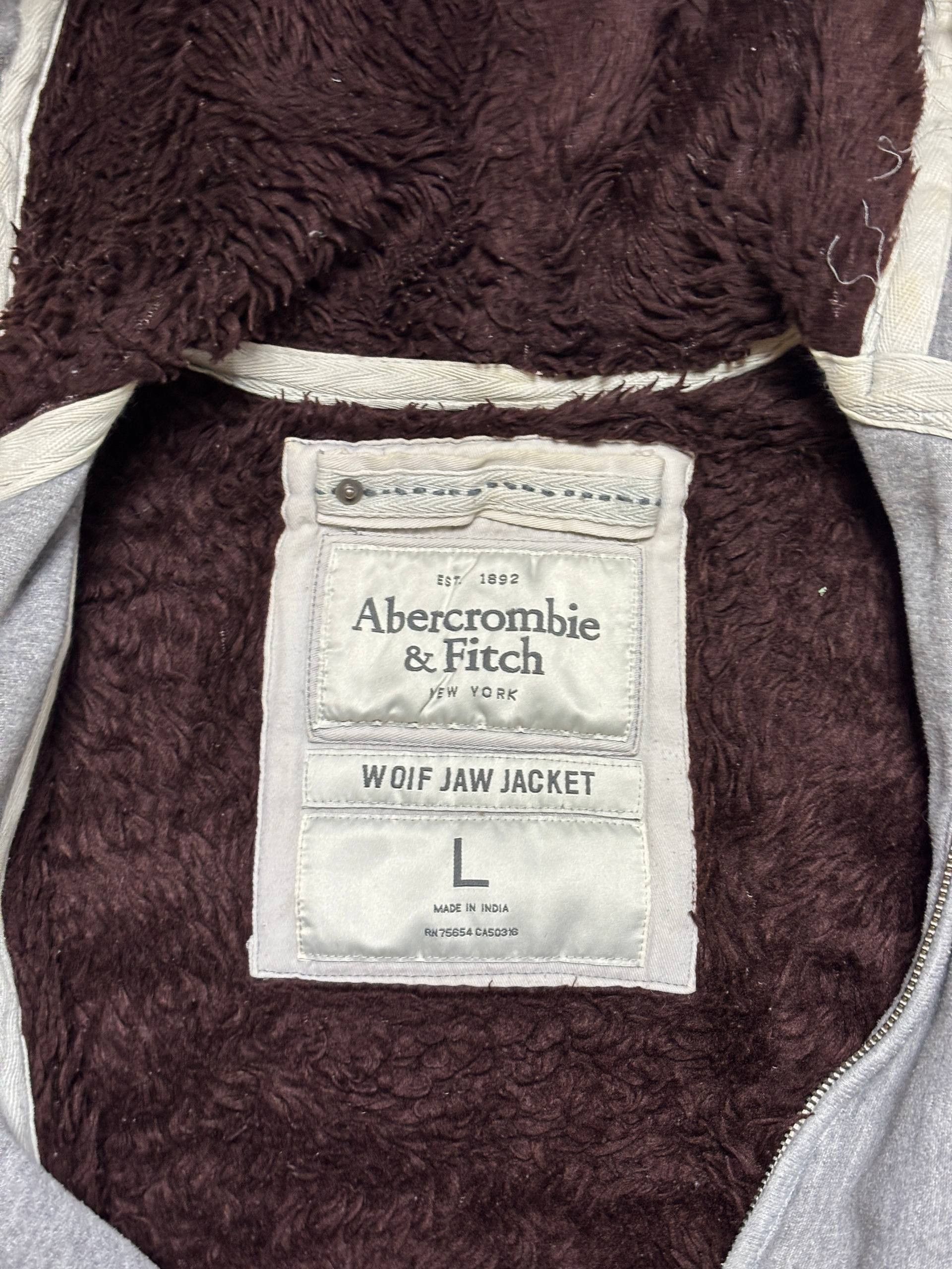Abercrombie & Fitch 🧥 Abercrombie & Fitch Fur-Lined Hoodie — New York Edition Size US L / EU 52-54 / 3 - 5 Thumbnail