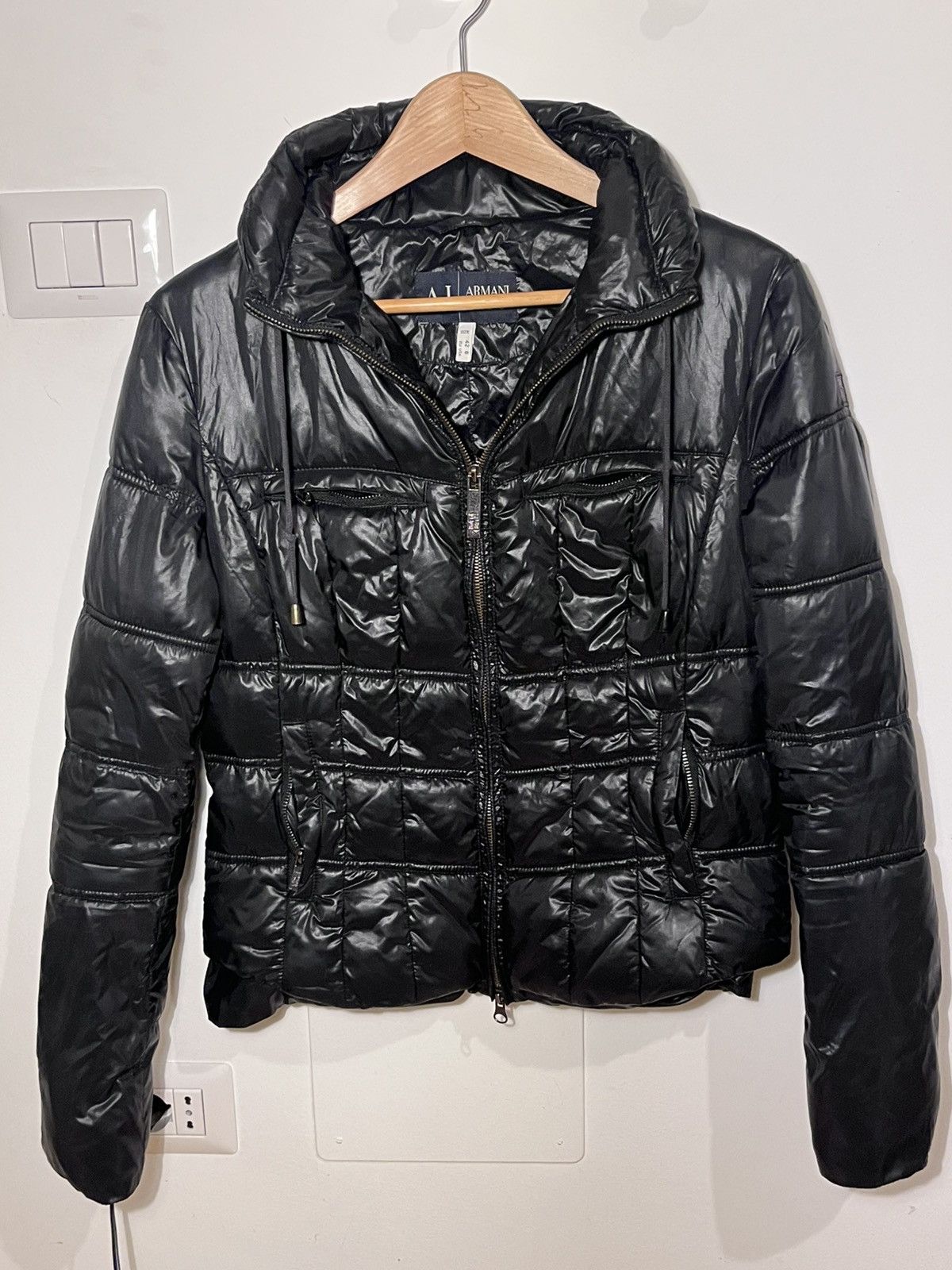 Armani Collezioni Armani jeans black puffer jacket Size M / US 6-8 / IT 42-44 - 1 Thumbnail
