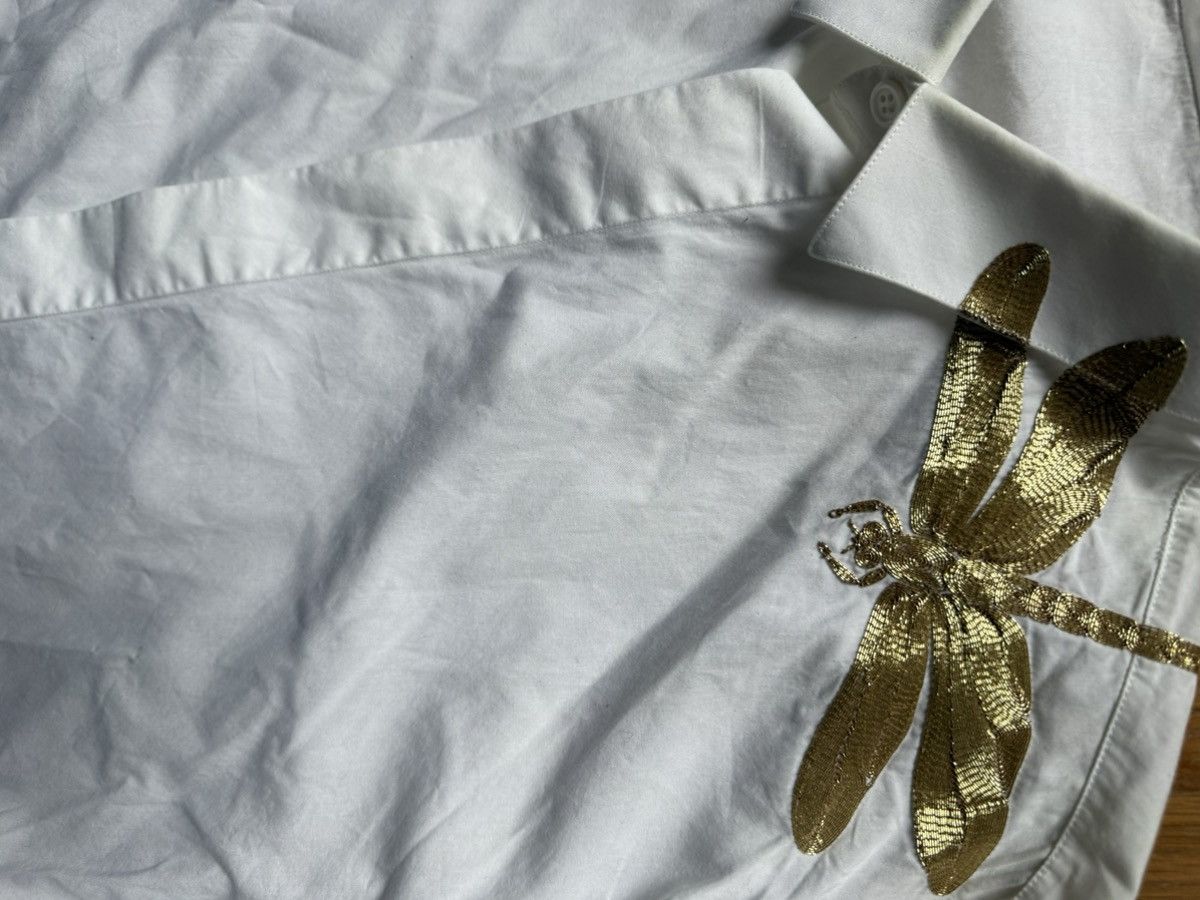 Dior F/W09 Golden Stitched Sequin Dragonfly Shirt Size US L / EU 52-54 / 3 - 2 Thumbnail
