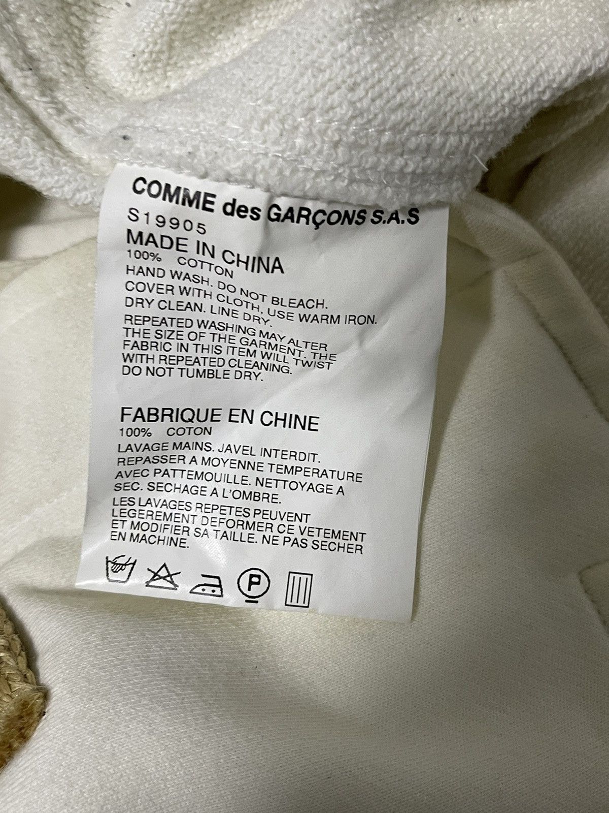 Comme des Garcons Vintage Comme Des Garcons Shirt Hoodie Size US L / EU 52-54 / 3 - 9 Thumbnail