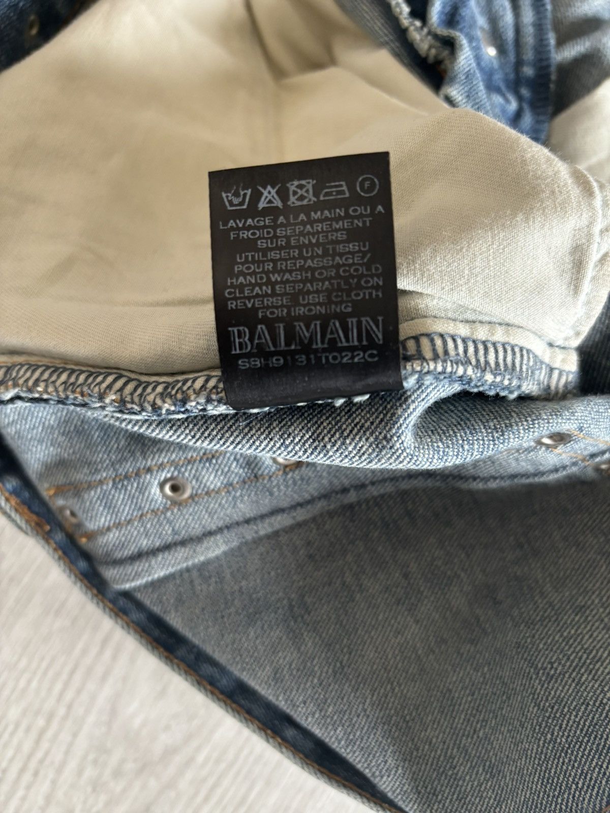 Balmain Balmain biker jeans. Size US 32 / EU 48 - 5 Thumbnail