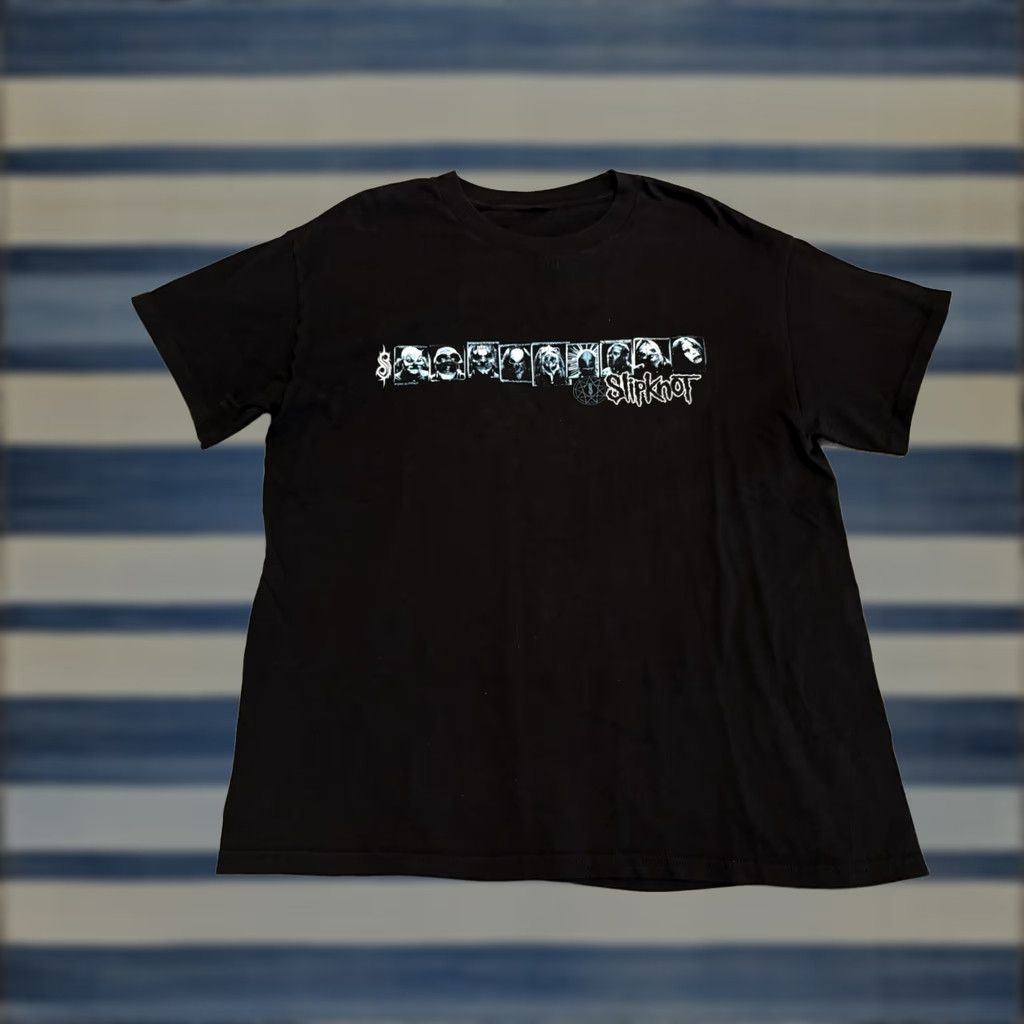 Vintage VINTAGE Slipknot Black Tee Shirt Shirt Men L XS? Size US L / EU 52-54 / 3 - 1 Thumbnail