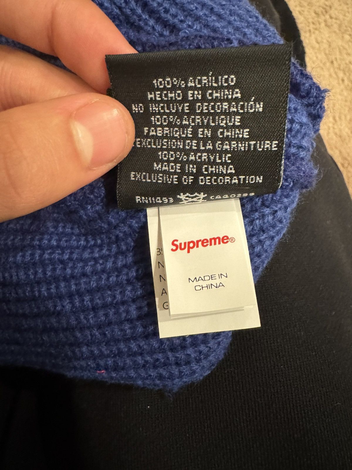 New Era × Supreme SUPREME SKI MASK Size ONE SIZE - 4 Thumbnail