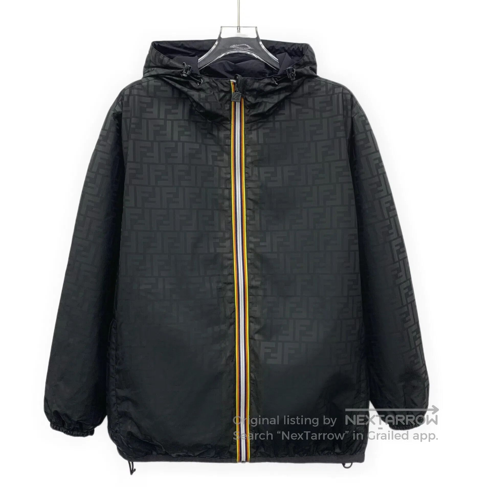 Fendi FENDI Black leather look reversible zip jacket| Size US S / EU 44-46 / 1 - 1 Thumbnail