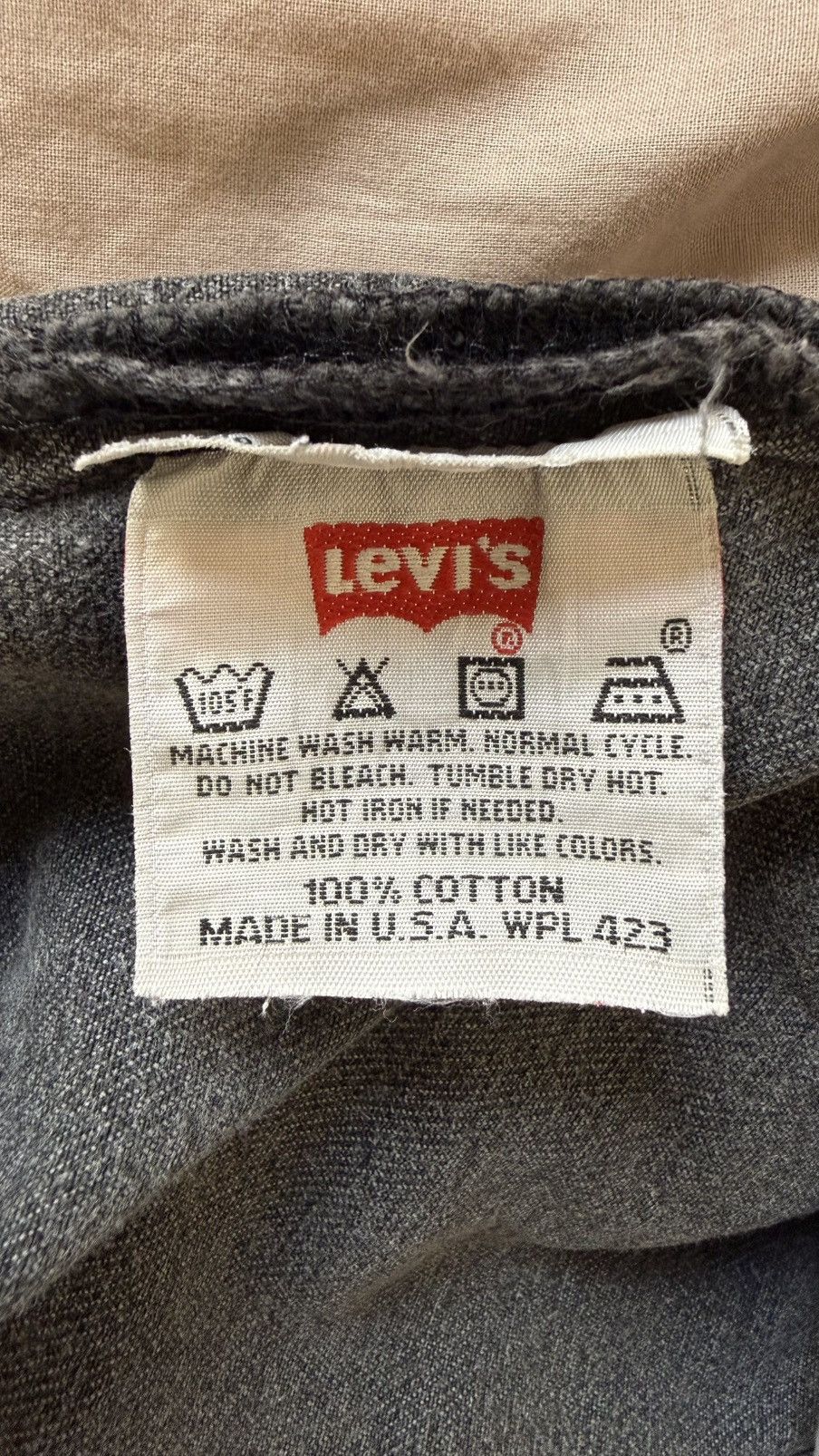 Levi's Vintage 90s Levi's 501 Faded Black / Charcoal Made in USA Size 27" / US 4 / IT 40 - 3 Thumbnail