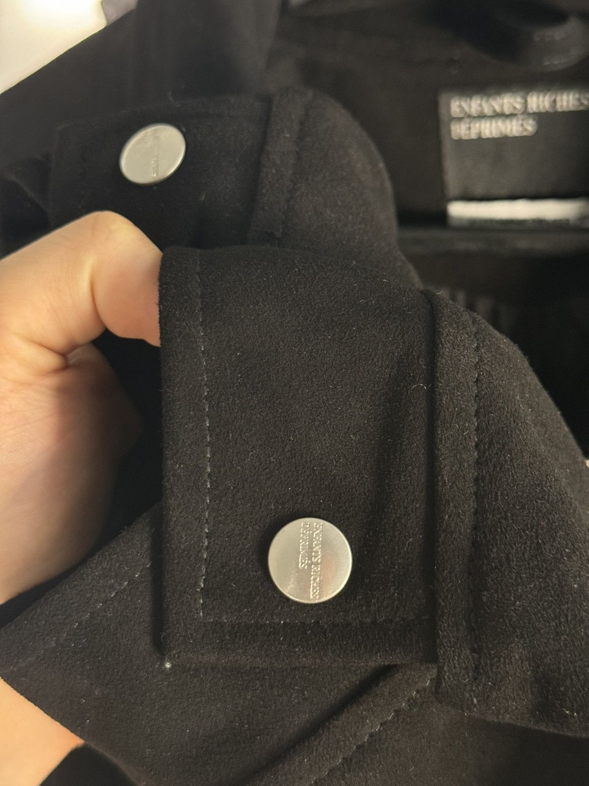 Enfants Riches Deprimes 🚭ICONIC🚭 FALL/WINTER 2023 SILK LAMBSKIN SUEDE WESTERN JACKET Size US L / EU 52-54 / 3 - 10 Thumbnail