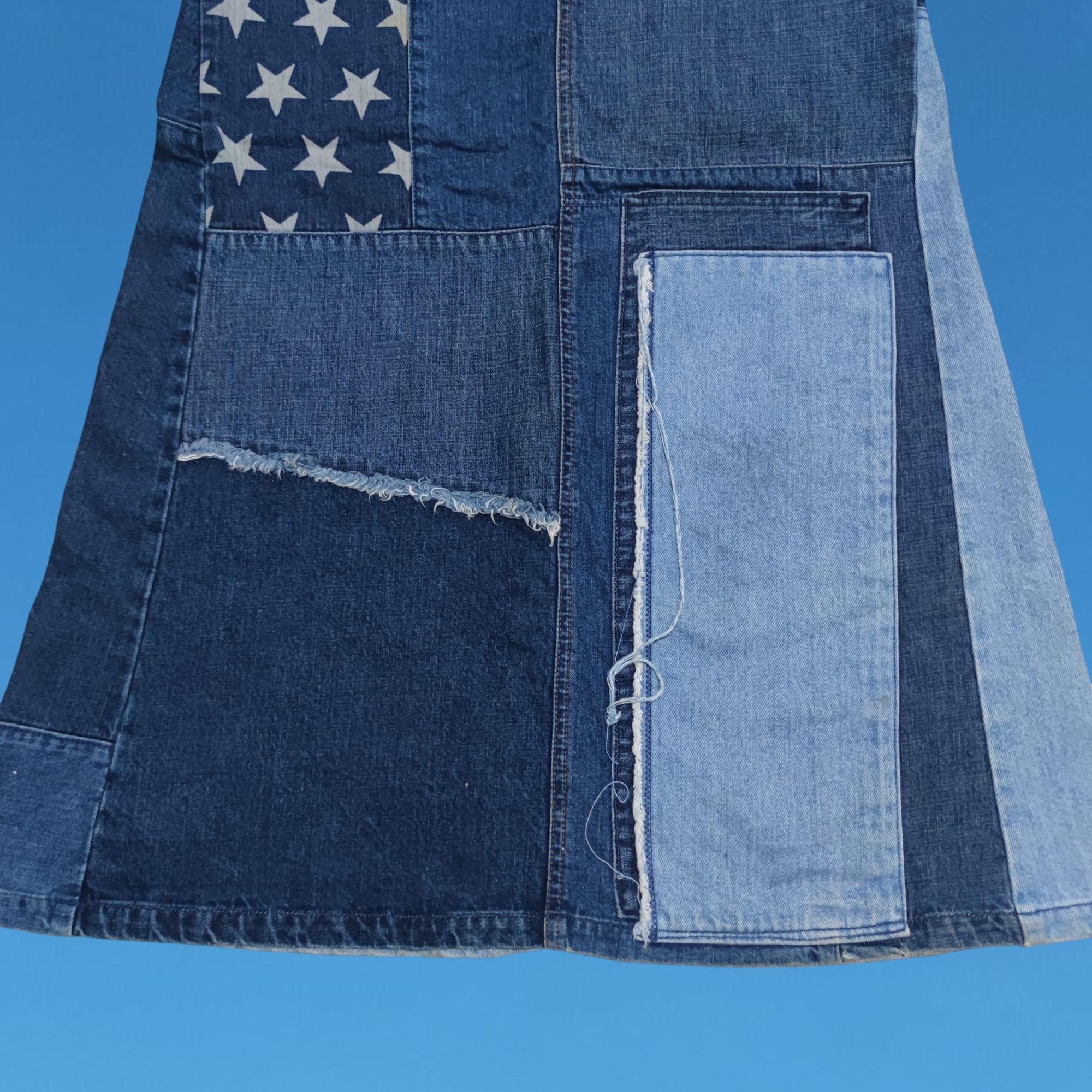 Hysteric Glamour 2000s Hysteric Glamour Patchwork Skirt Size 30" / US 8 / IT 44 - 4 Thumbnail