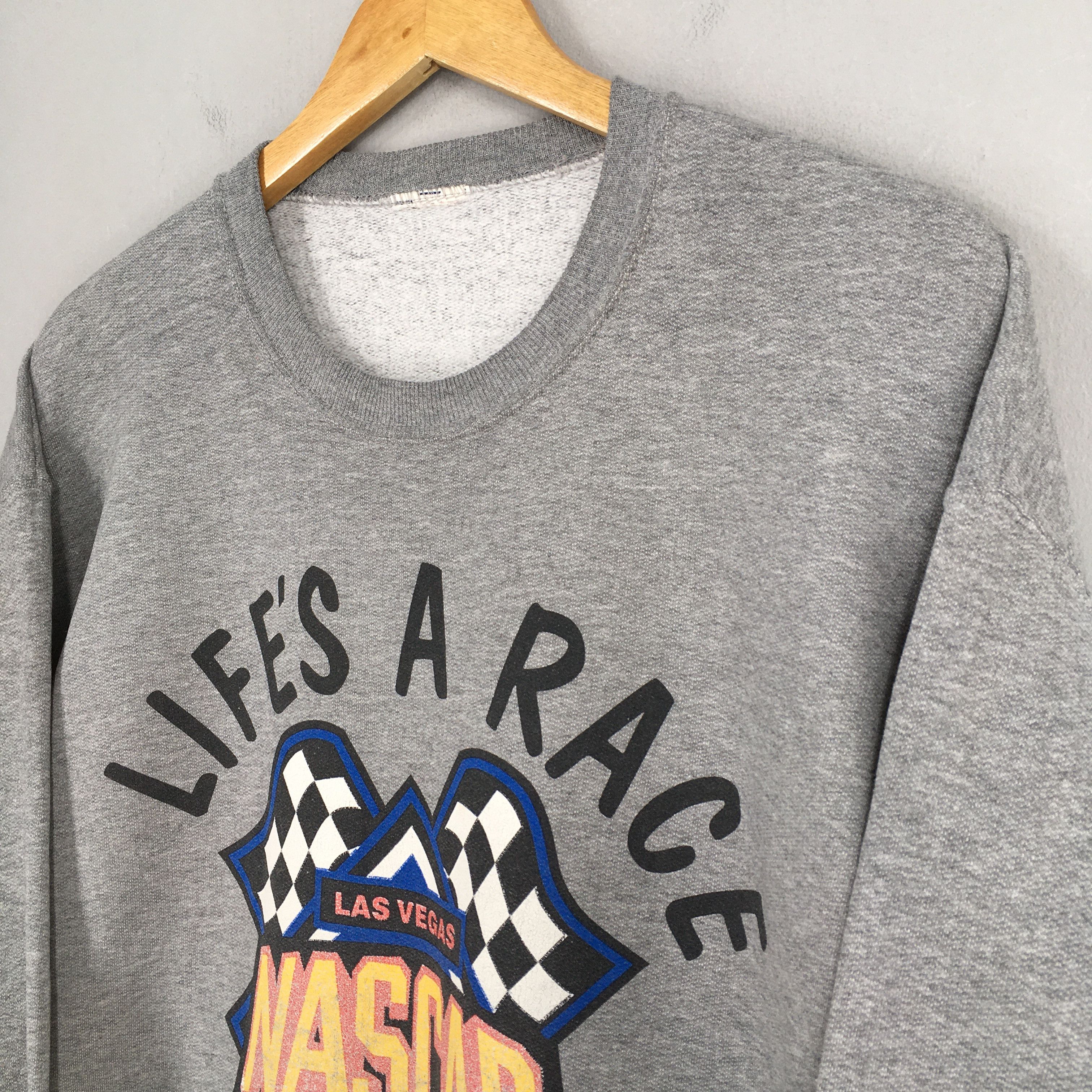 NASCAR Vintage 90's Nascar Las Vegas Pullover Sweatshirt Medium Size US M / EU 48-50 / 2 - 3 Thumbnail
