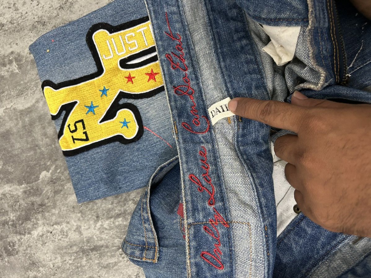 Hysteric Glamour Daily News Double Waist Paint Free Scope Distressed Jeans Size US 32 / EU 48 - 13 Thumbnail
