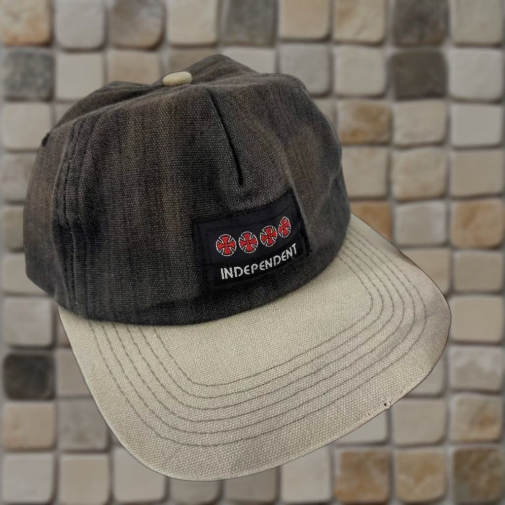 Vintage VINTAGE Independent Truck Company Hat Baseball Cap One Size Men Black Skater Strapback Cap Size ONE SIZE - 1 Thumbnail
