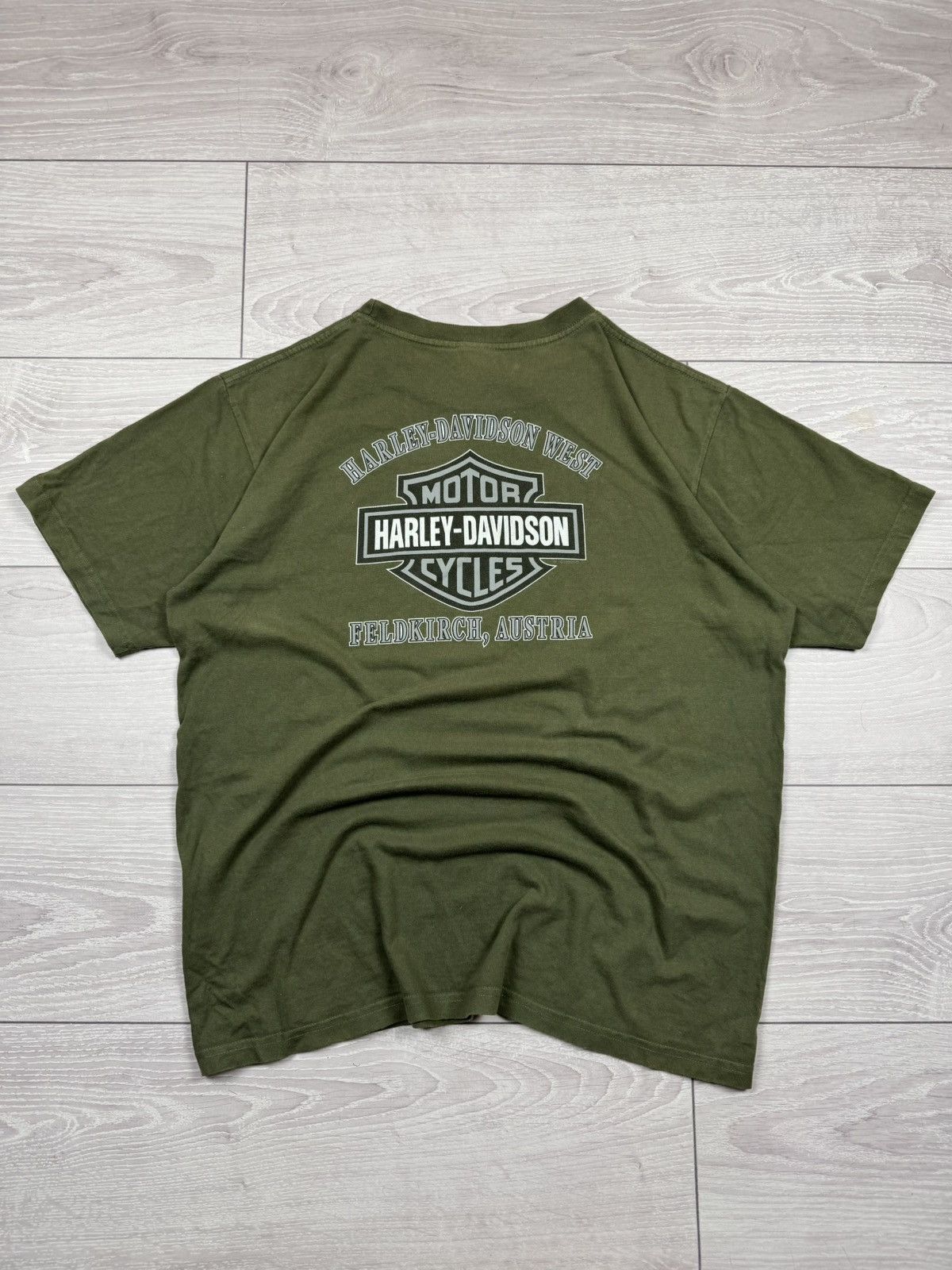 Harley Davidson Vintage 00s Harley Davidson Tribal Logo Australia XL sz Size US XL / EU 56 / 4 - 2 Thumbnail