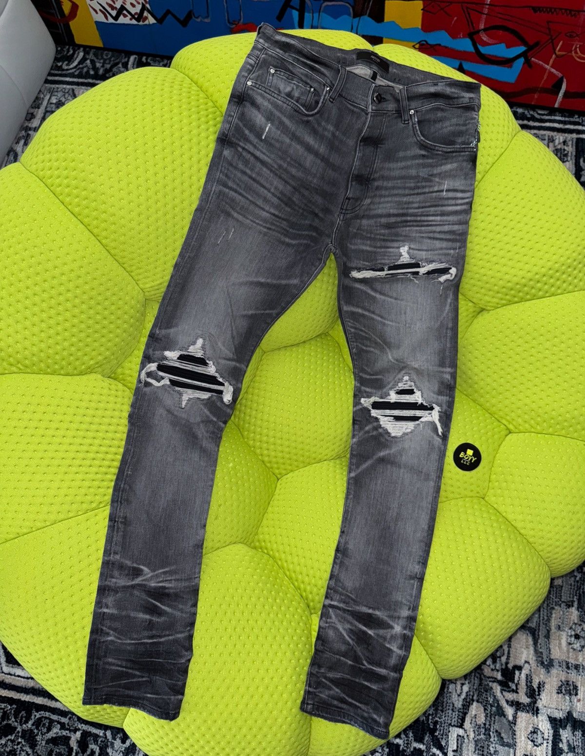 Amiri Amiri mx1 grey jeans Size US 38 / EU 54 - 1 Thumbnail