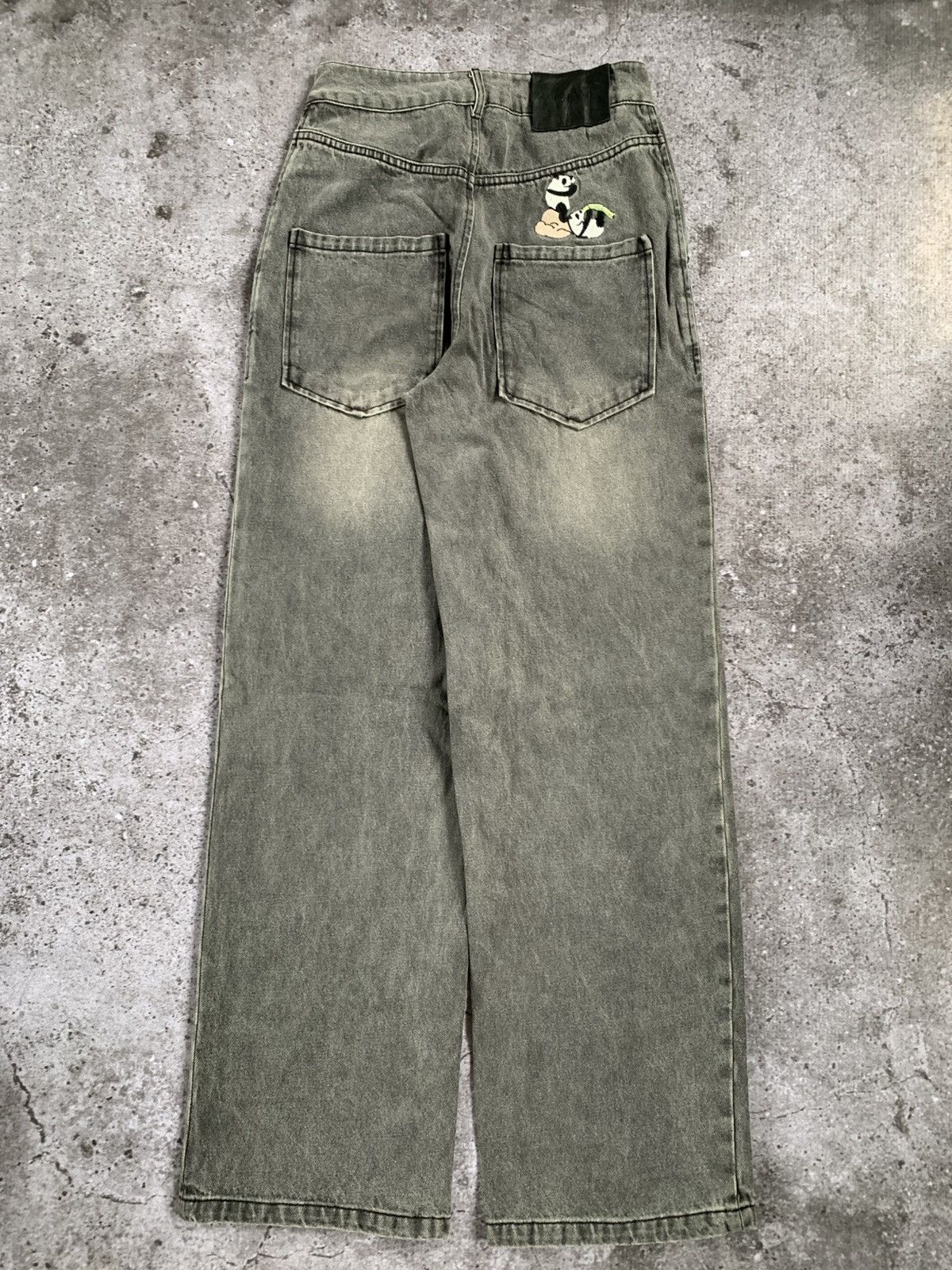 Loewe LOEWE black smooth baggy jeans Size 27" / US 4 / IT 40 - 1 Thumbnail