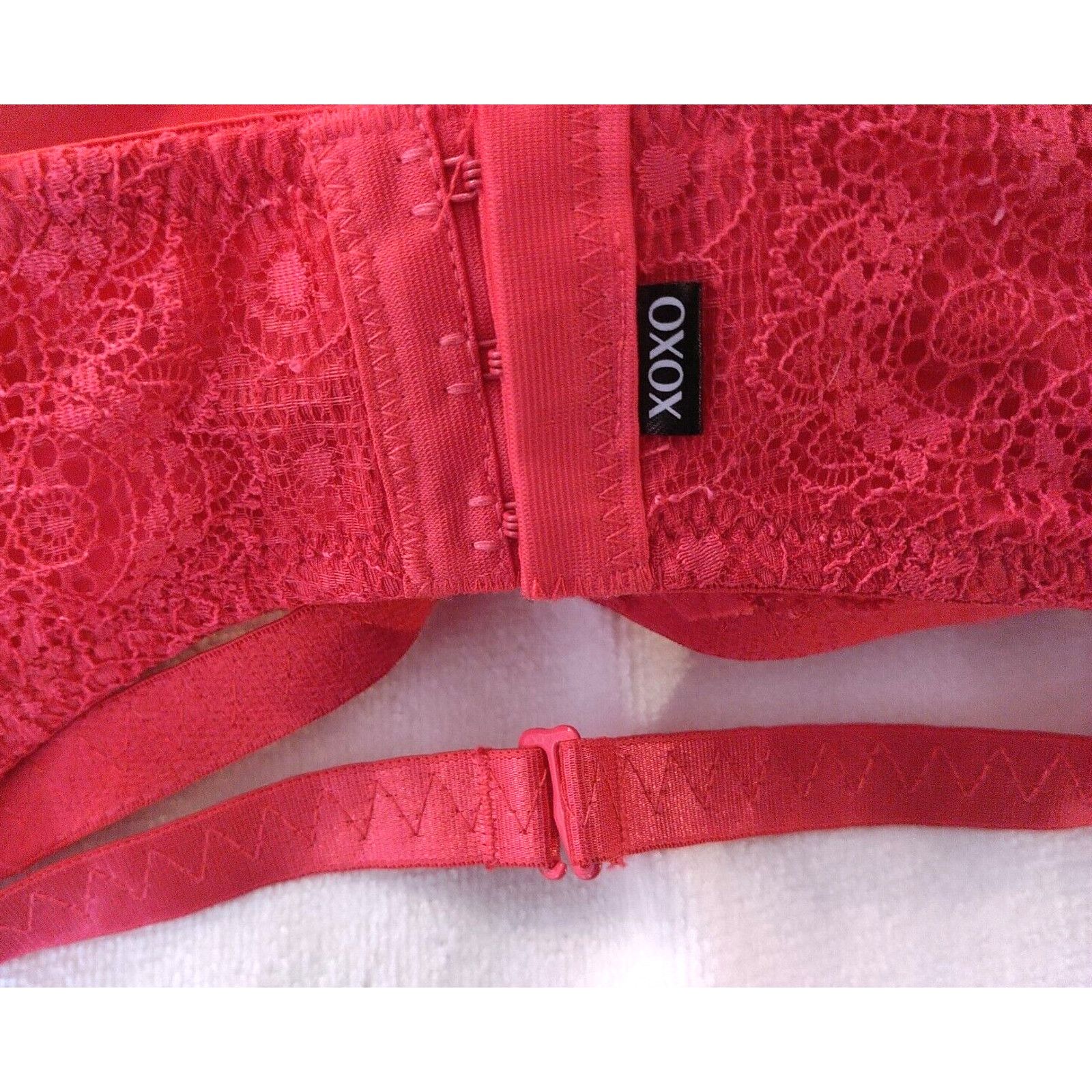 XOXO XOXO Hypnotic Pink 40D 'See My Back!' Sexy Bra MSRP $28 NWT Size ONE SIZE - 4 Thumbnail