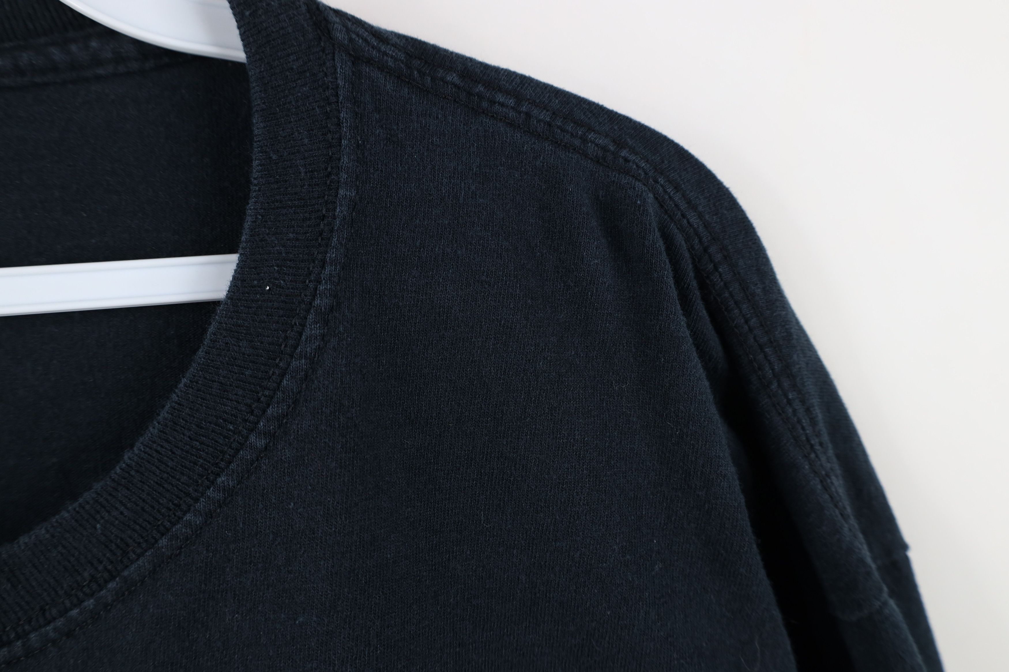Vintage Vintage 90s Streetwear Cotton Long Sleeve T-Shirt Black Size US XL / EU 56 / 4 - 8 Thumbnail