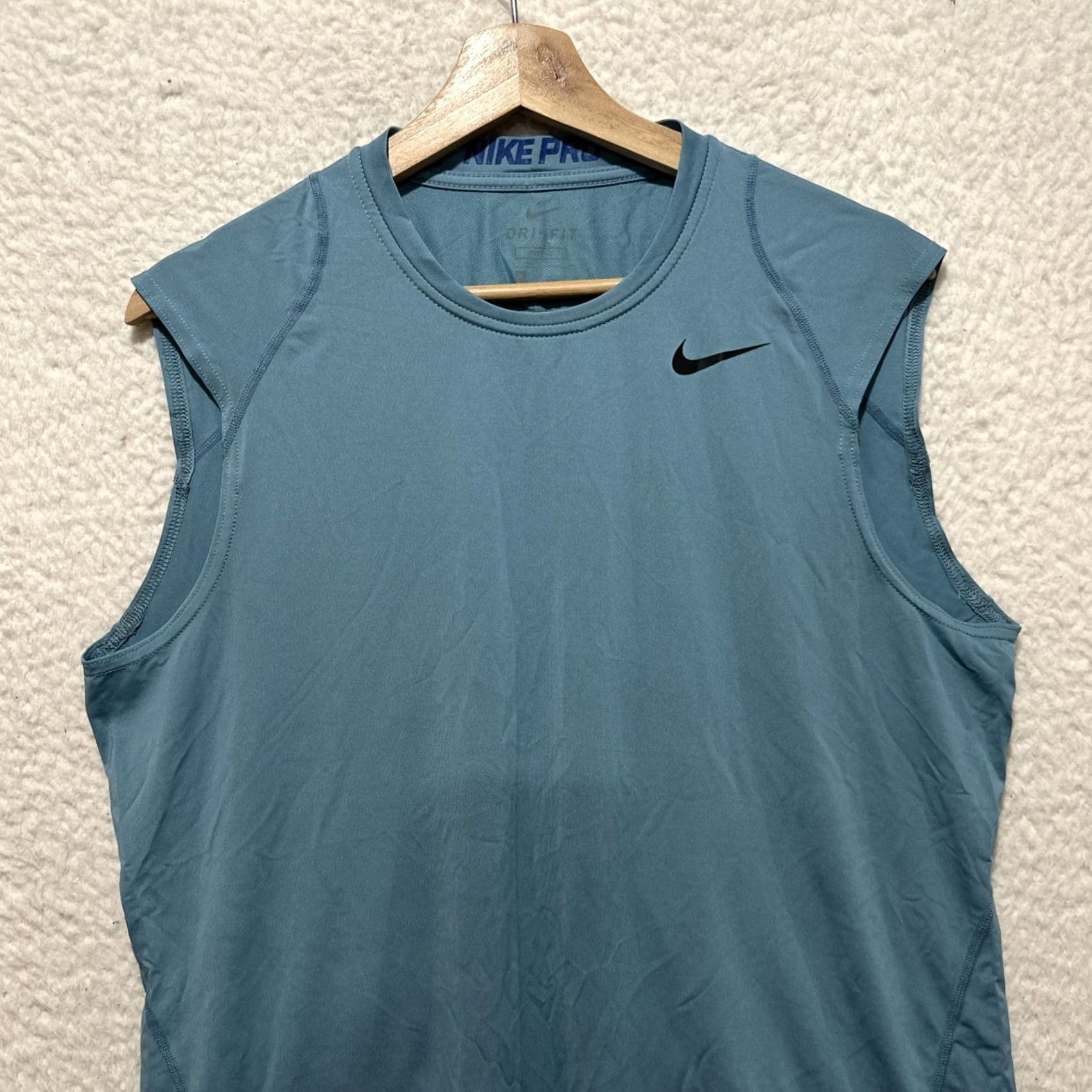 Nike Nike Dri-Fit Tank Athletic Sleeveless M Blue Men Shirt Size US M / EU 48-50 / 2 - 4 Thumbnail