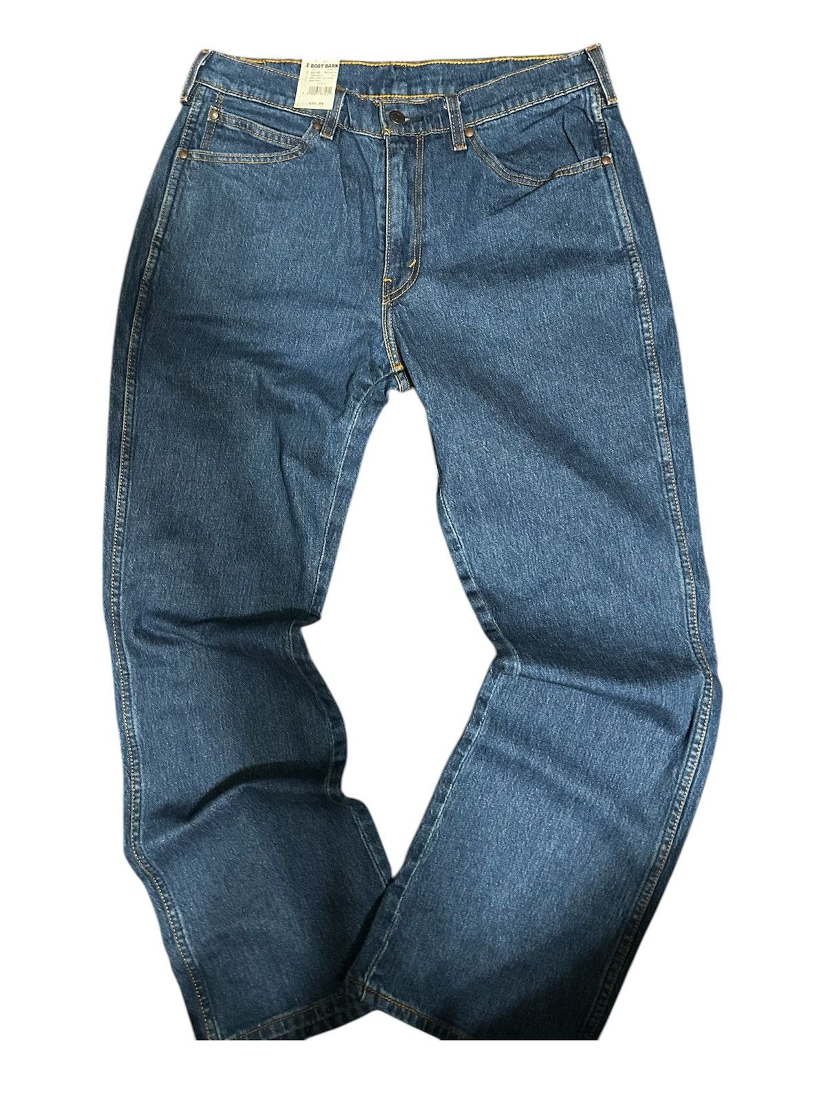 Levi's Levi’s 527 Bootcut Jeans Men’s 33x32 Dark Wash Western Fit Size US 33 - 2 Thumbnail