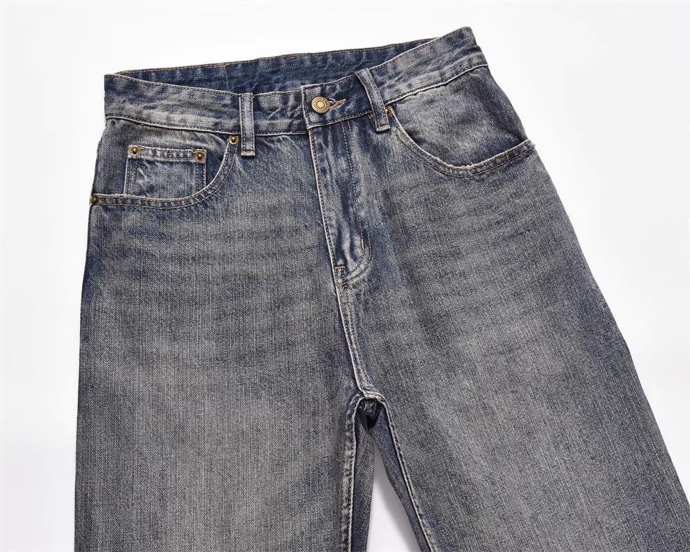 Japanese Brand × Vintage American street washed retro flared jeans y2k Size US 32 / EU 48 - 3 Thumbnail