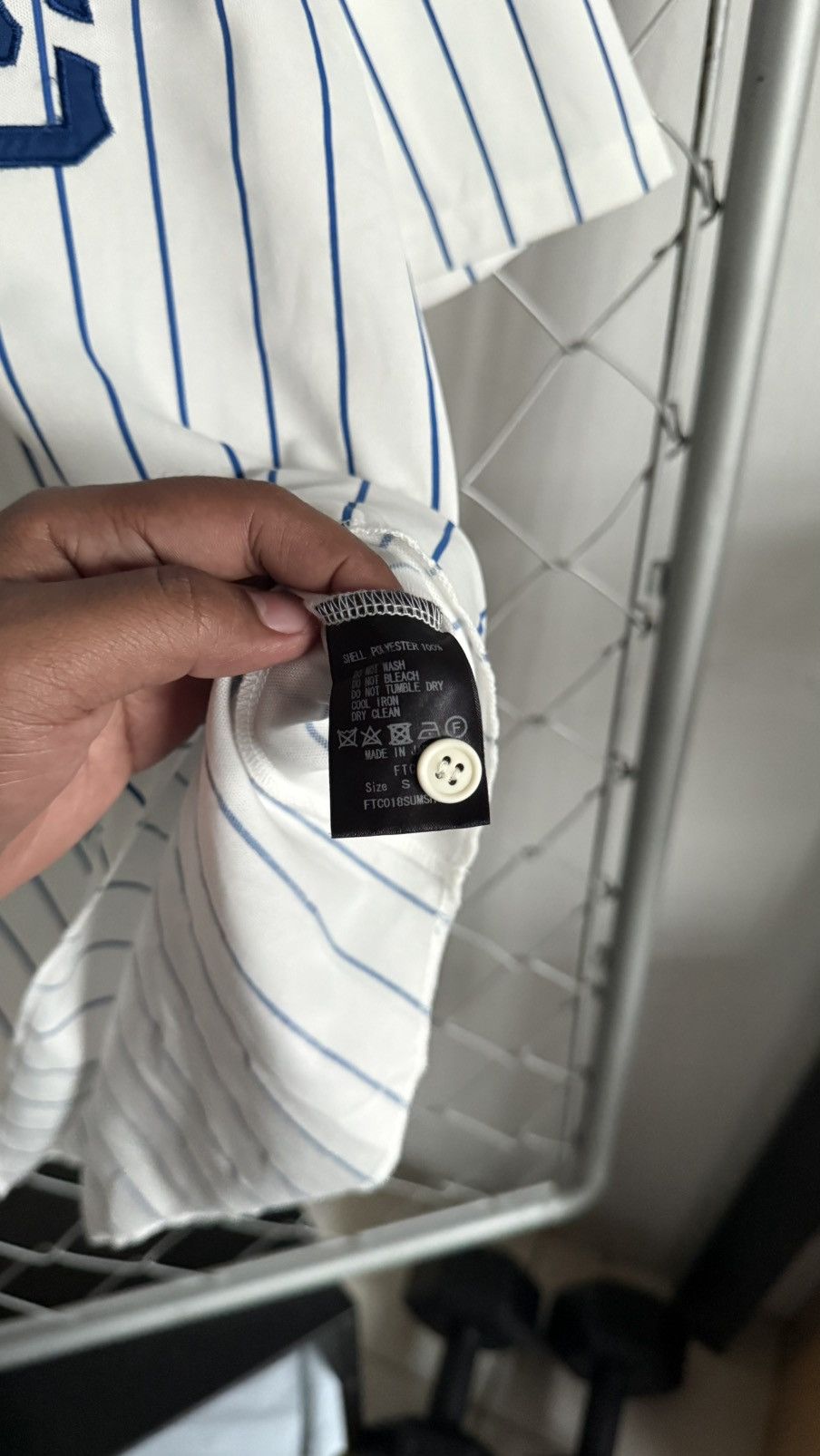 FTC FTC STRIPED BASEBALL JERSEY JAPAN MADE Size US S / EU 44-46 / 1 - 8 Thumbnail
