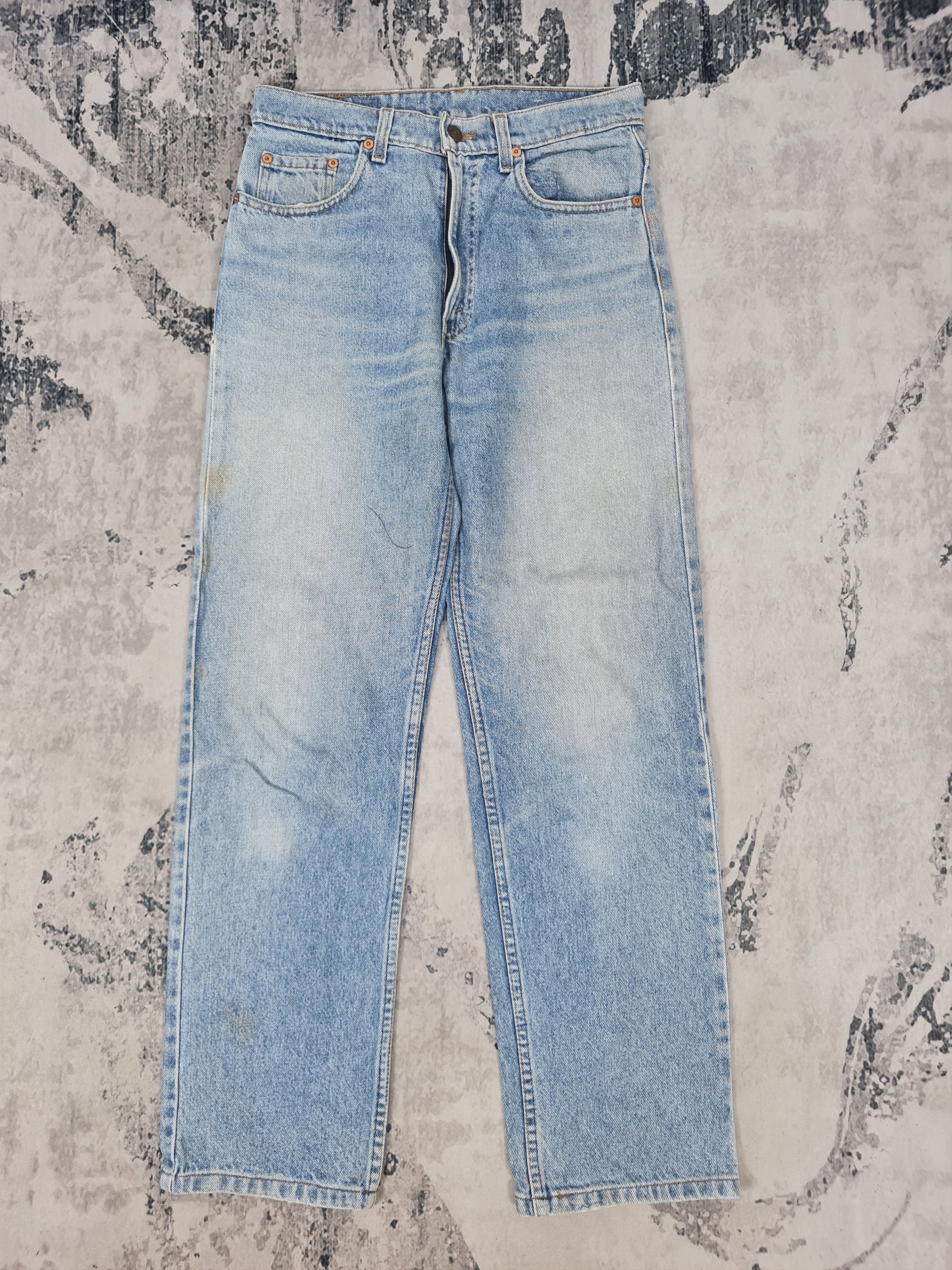 image of Levis Vintage Clothing x Made In USA VTG 90's Levis 510 Faded Light Wash Jeans L0399 Size 30X30 in 