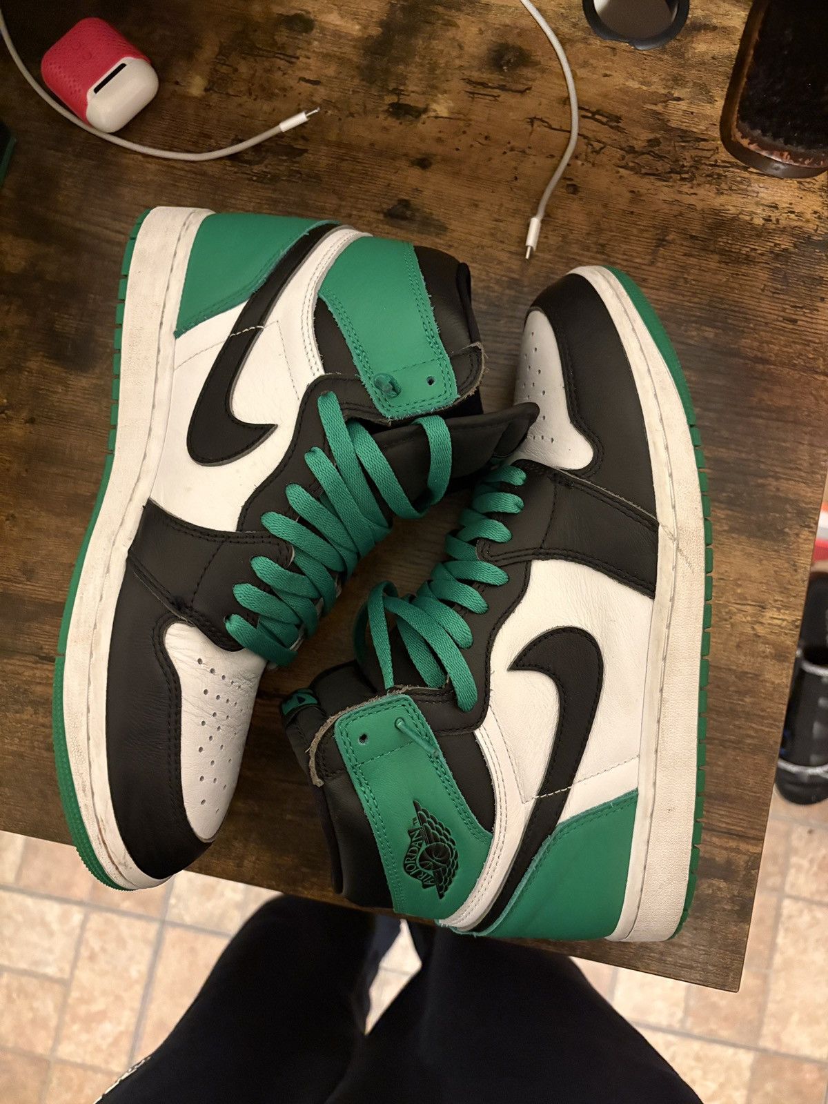 Jordan Brand Jordan 1 lucky green Size US 10.5 / EU 43-44 - 6 Thumbnail
