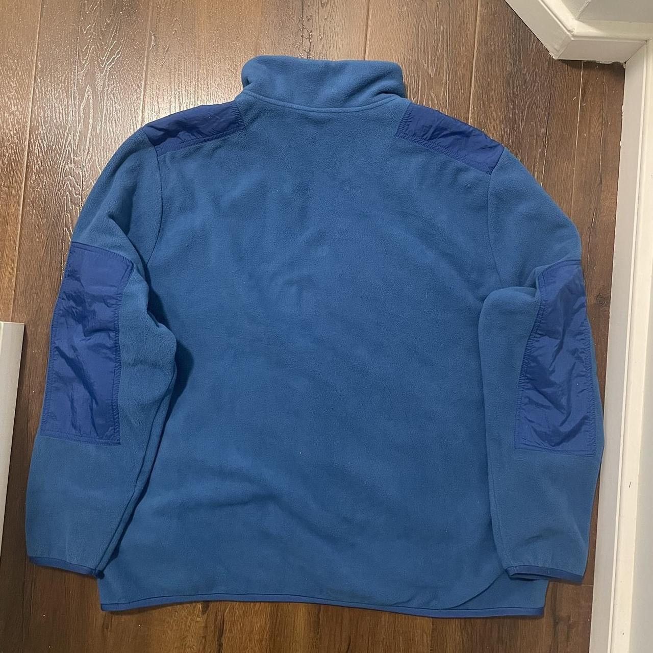 Nike Nike Fleece Zip Sweater Blue Quarter Zip Size US XXL / EU 58 / 5 - 3 Thumbnail