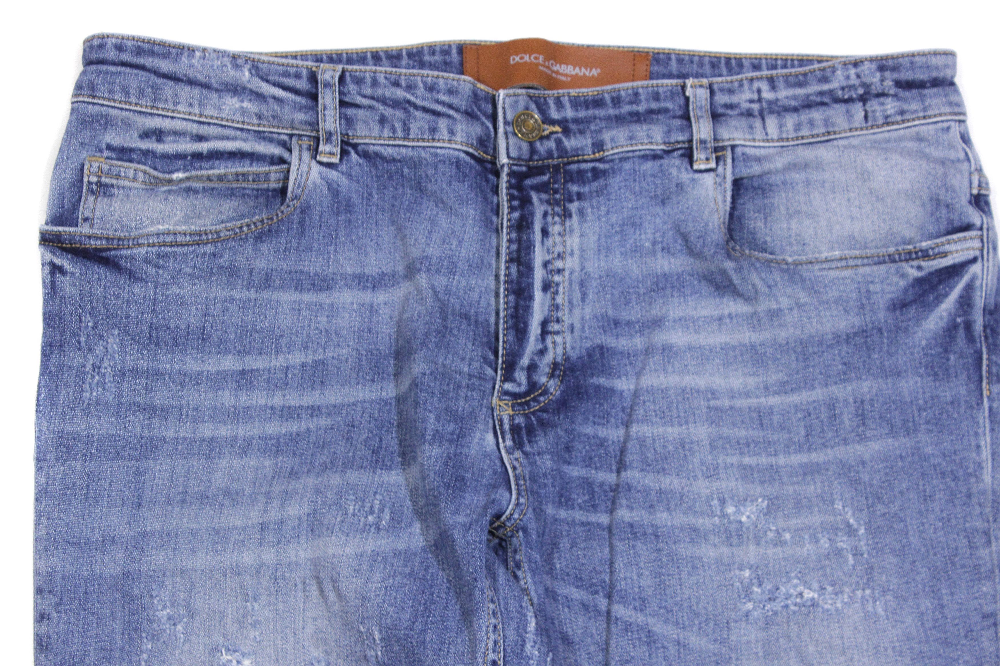 Dolce & Gabbana Gold 14 Faded Jeans Size US 40 / EU 56 - 3 Thumbnail