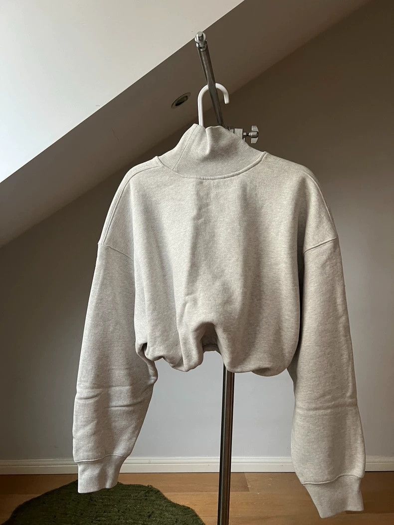 Alexander Wang Alexander Wang Logo Embroidered Turtleneck Sweatshirt- Size XS / US 0-2 / IT 36-38 - 8 Thumbnail