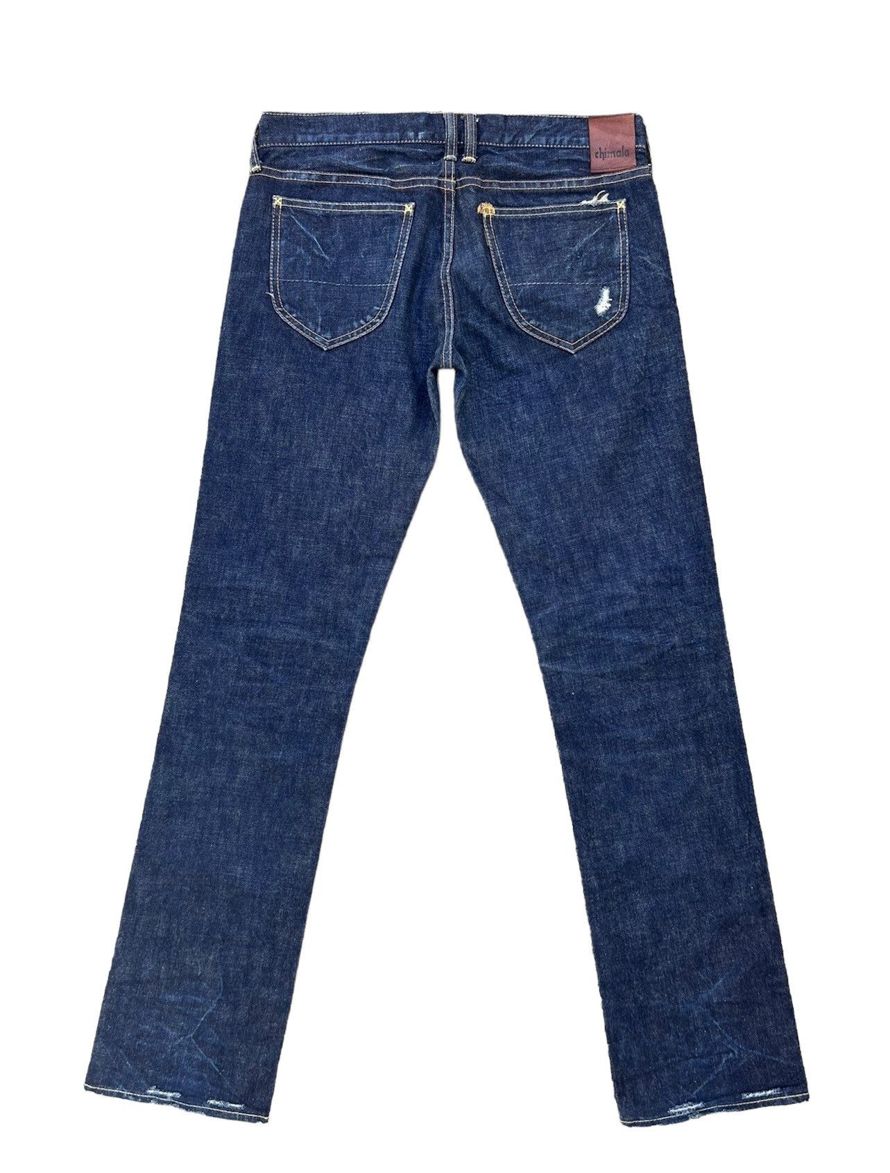 Chimala CHIMALA Japan Low Rise Ripped Denim Distressed Jeans Size US 29 - 2 Thumbnail