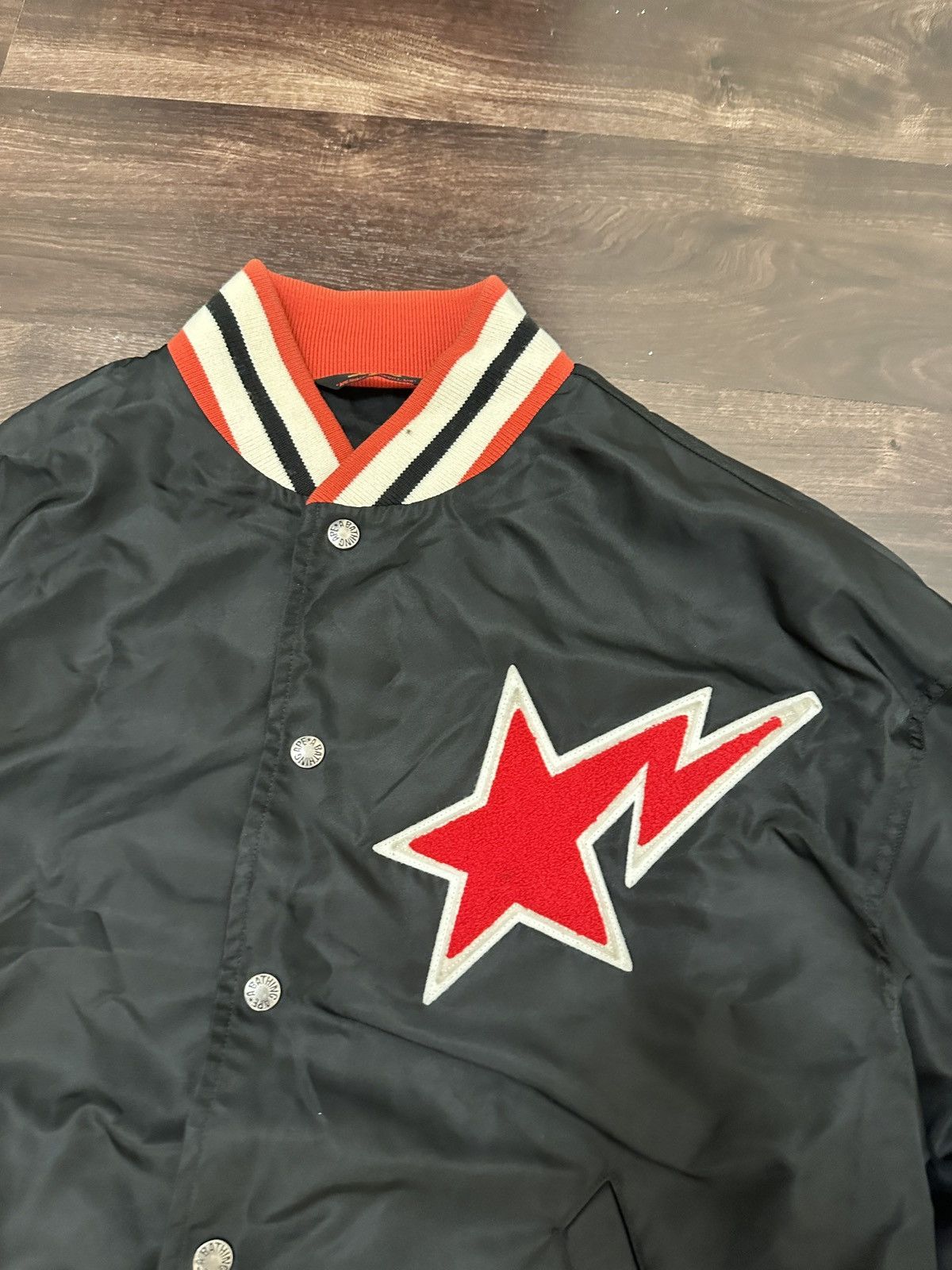 Bape Bapesta Satin Jacket Size US M / EU 48-50 / 2 - 4 Thumbnail