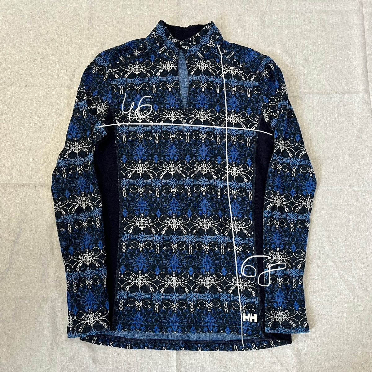 Helly Hansen Blue and grey Helly Hansen half zip pullover sweatshirt Size M / US 6-8 / IT 42-44 - 2 Thumbnail