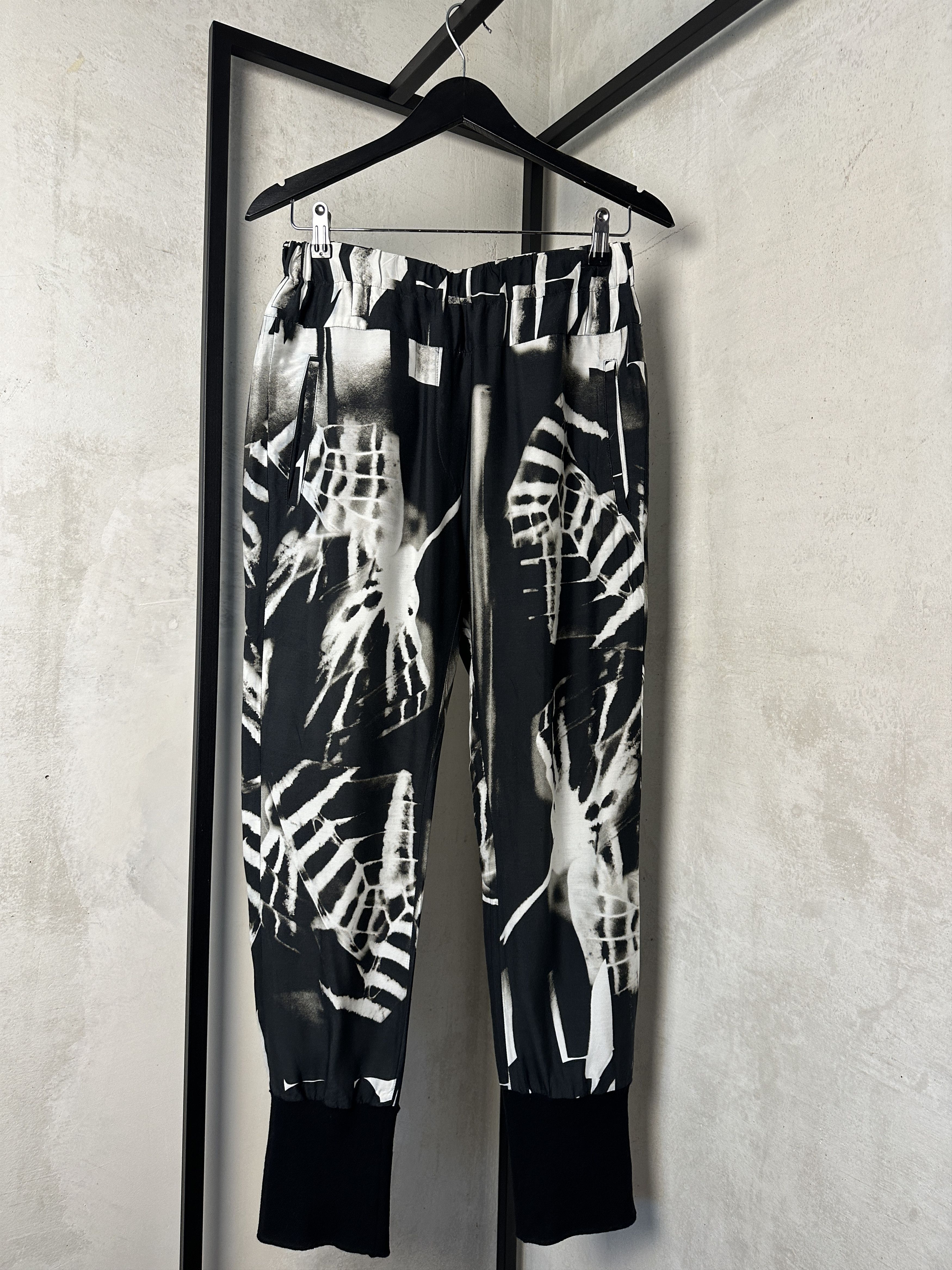 Ann Demeulemeester FW16 Printed Cropped Pants