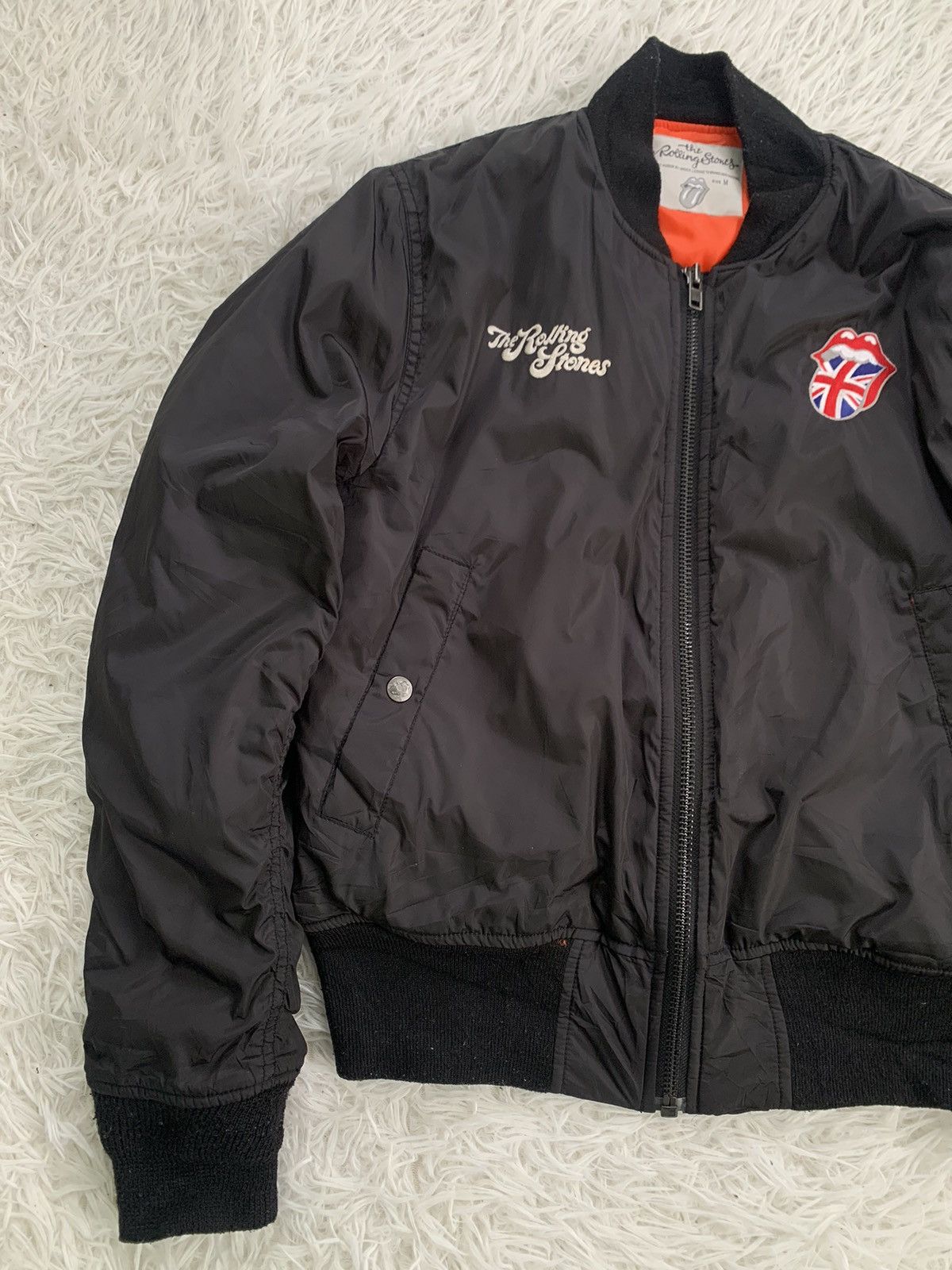 The Rolling Stones The Rolling Stones MA-1 Flight Bomber Jacket Size US M / EU 48-50 / 2 - 3 Thumbnail
