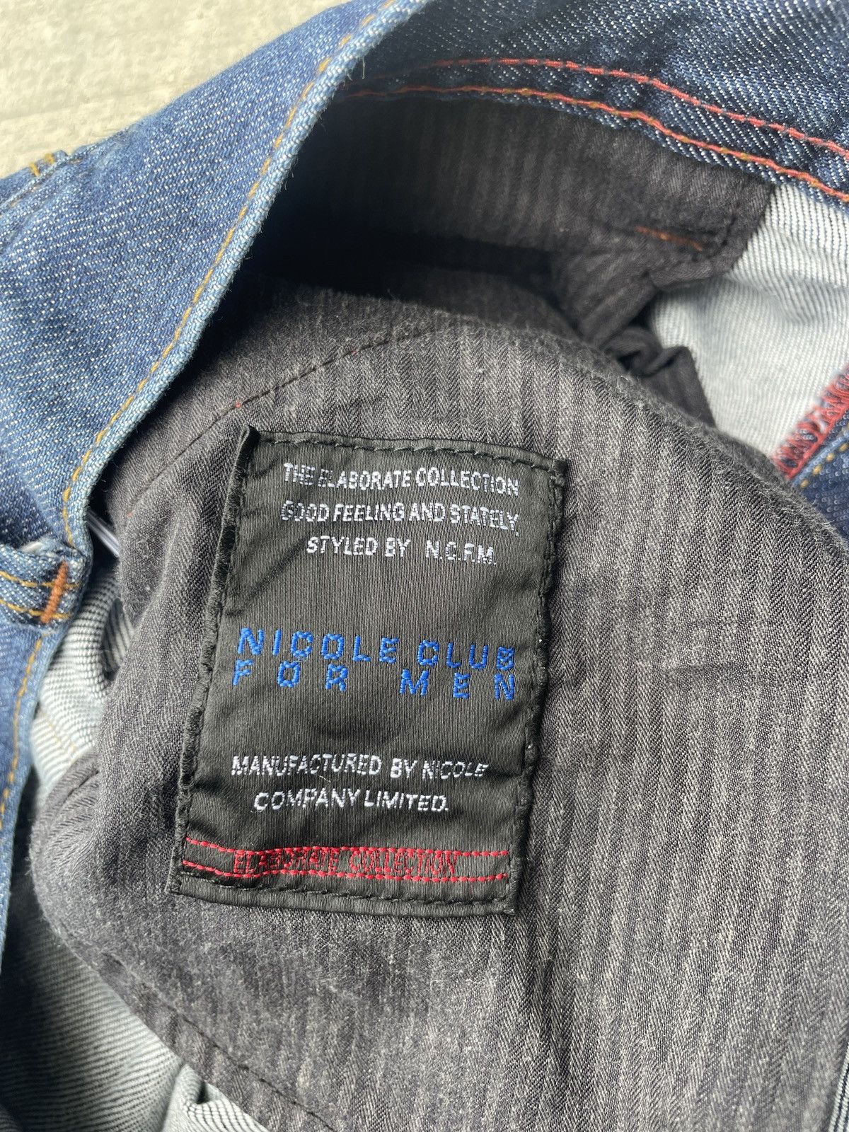 Japanese Brand 2000s JAPANESE BRAND NICOLE CLUB FOR MEN WHISKER Size US 33 - 4 Thumbnail