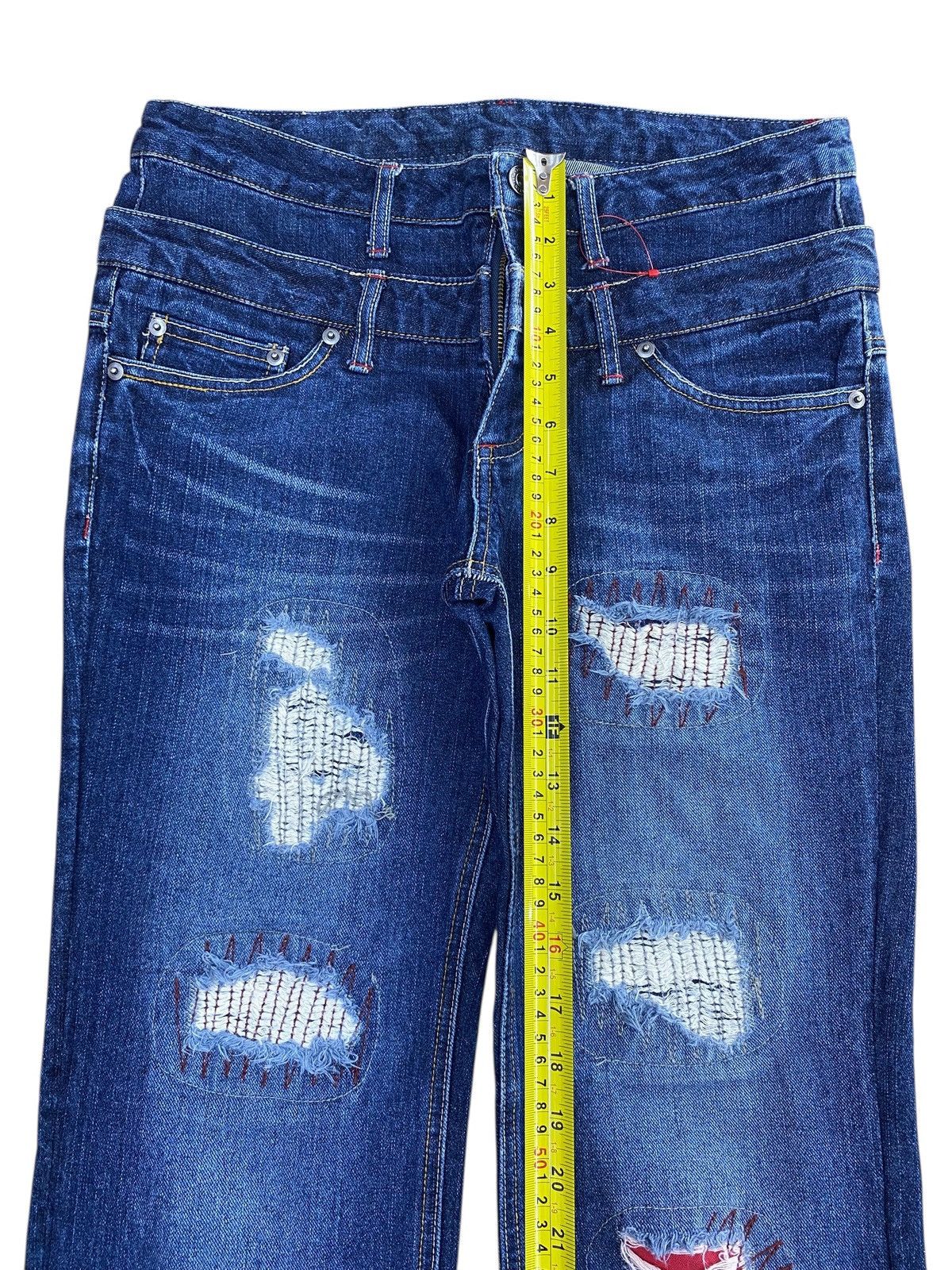 Japanese Brand Japanese Brand Whiskers Faded Wash Style Ripped Jeans Size US 32 / EU 48 - 6 Thumbnail