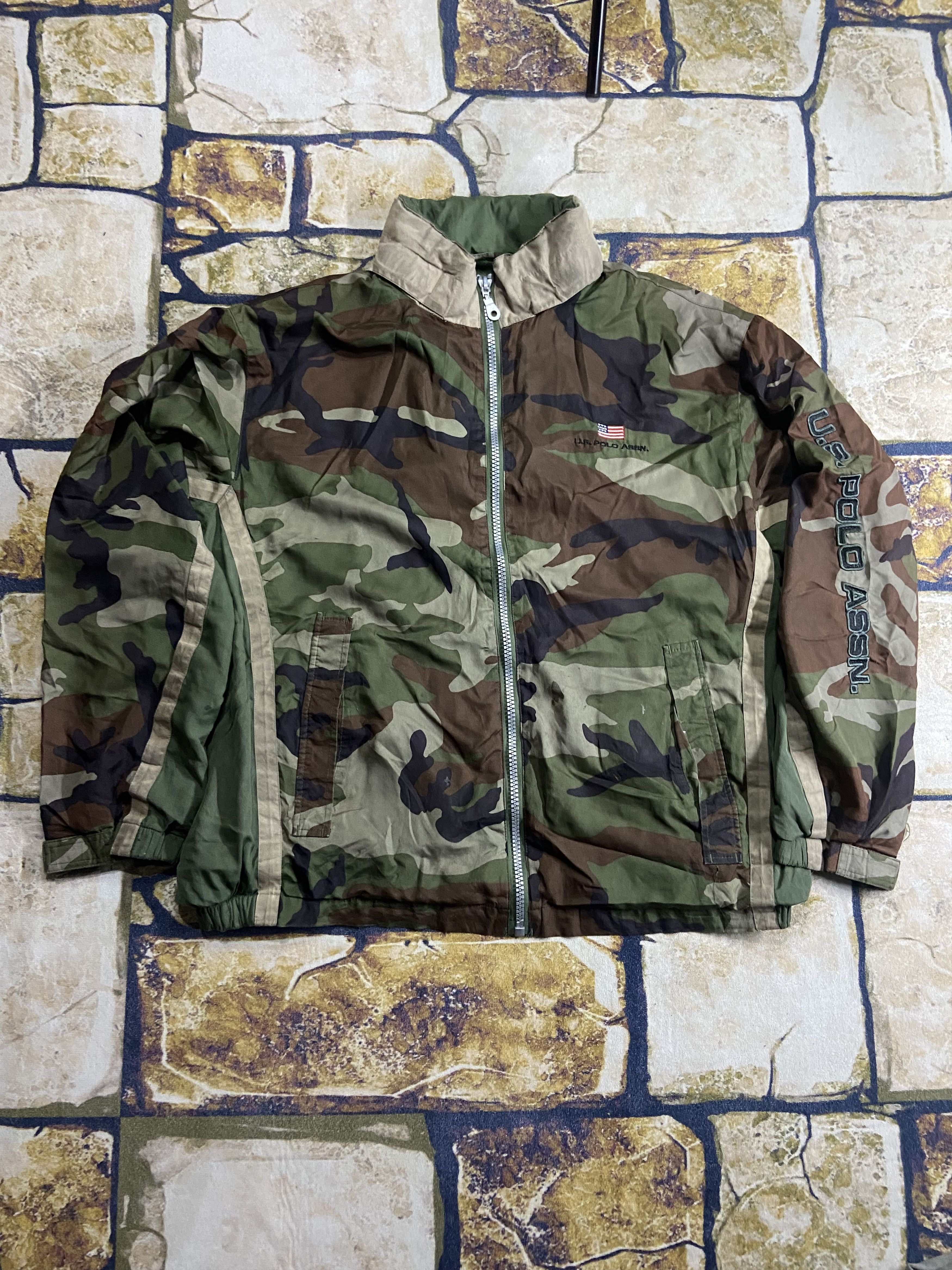 Japanese Brand × U.S. Polo Assn. US POLO ASS camo jacket Rare Size US XL / EU 56 / 4 - 1 Thumbnail