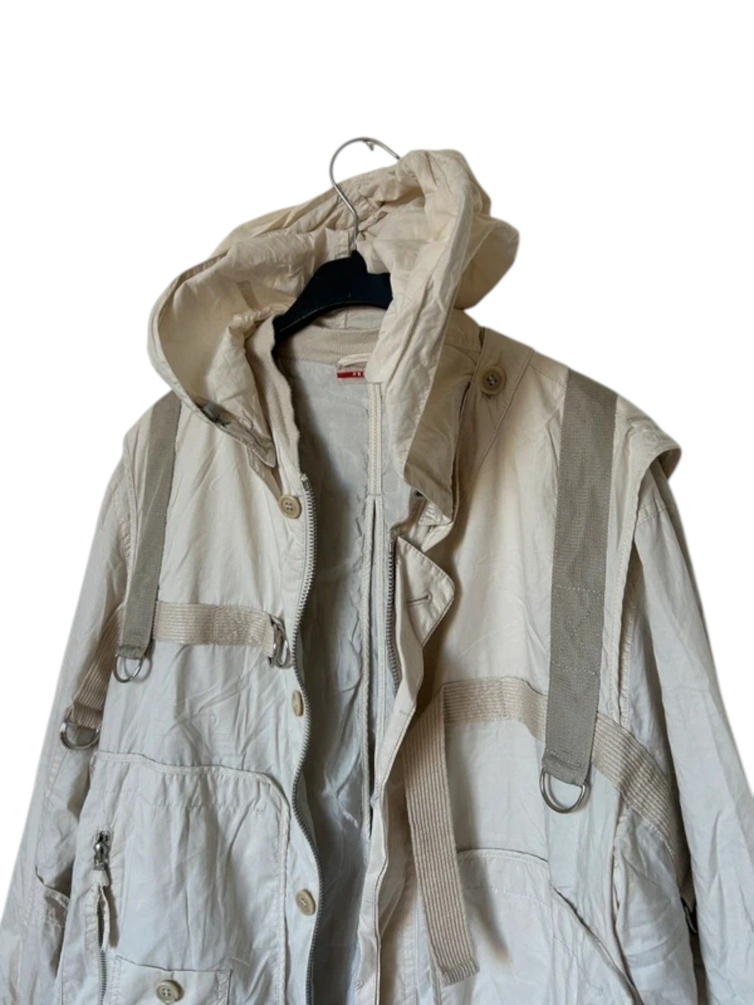 Prada Prada Multi-Pocket Harness Hooded Utility Jacket Size US L / EU 52-54 / 3 - 4 Thumbnail