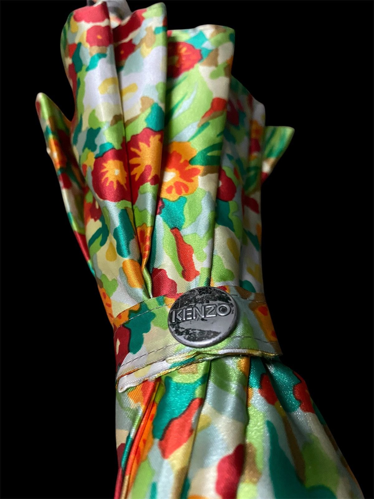 Kenzo × Vintage VINTAGE KENZO PARIS FLORAL PATTERN UMBRELLA Size ONE SIZE - 7 Thumbnail