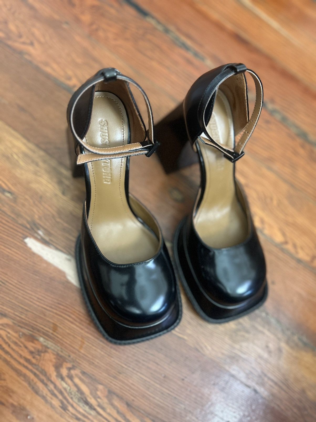Shushu/Tong Shushu tong black round toe strap heel EU 36 Size US 6 / IT 36 - 3 Thumbnail