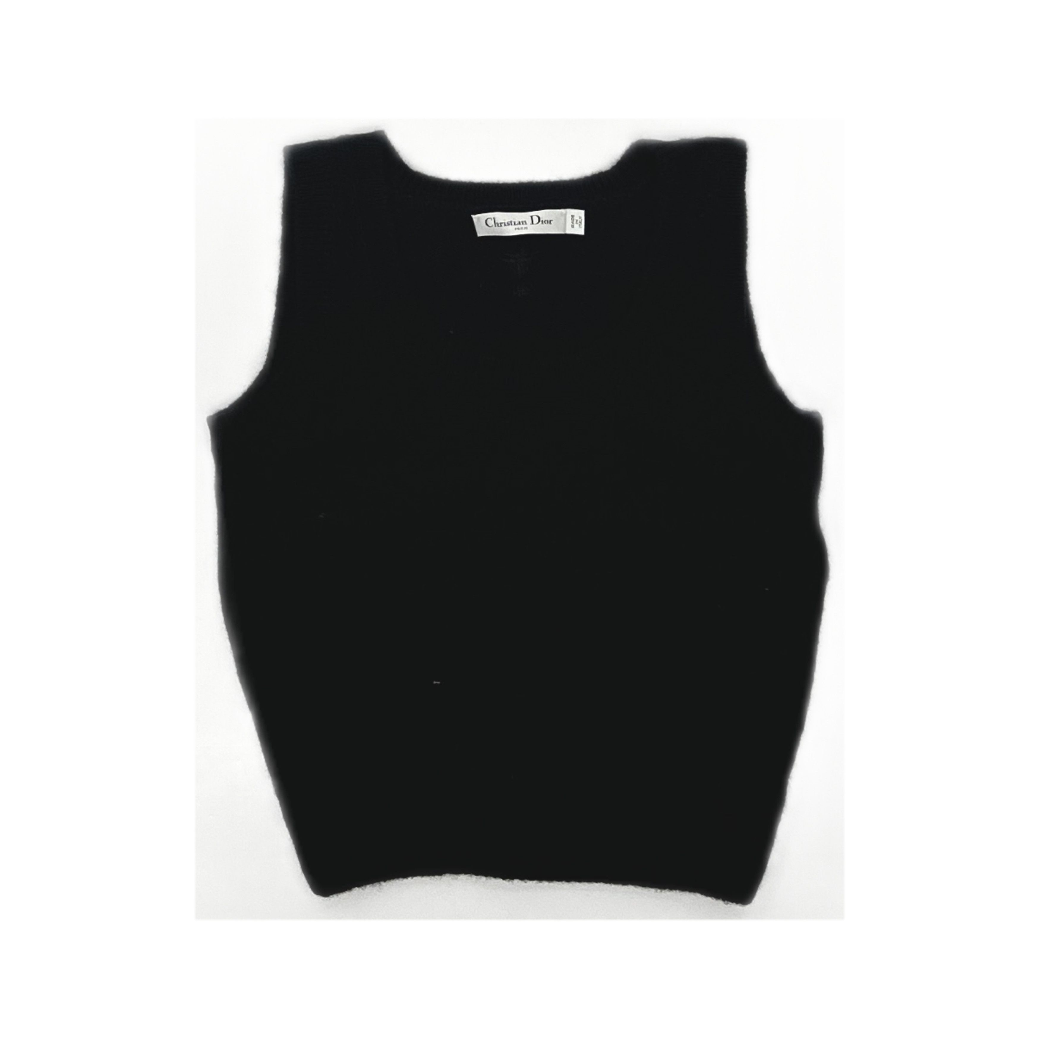 Dior Dior CD Logo Cashmere Knit Vest Size 38 Size S / US 4 / IT 40 - 1 Thumbnail